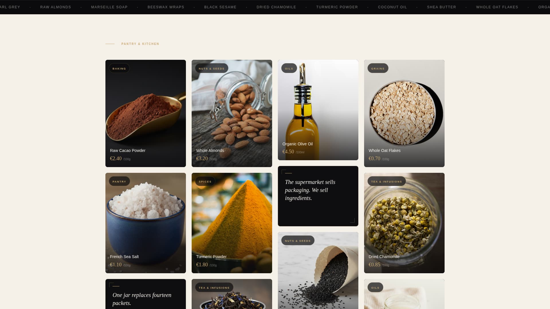 Refill - Luxe Zerowaste Landing Page Template
