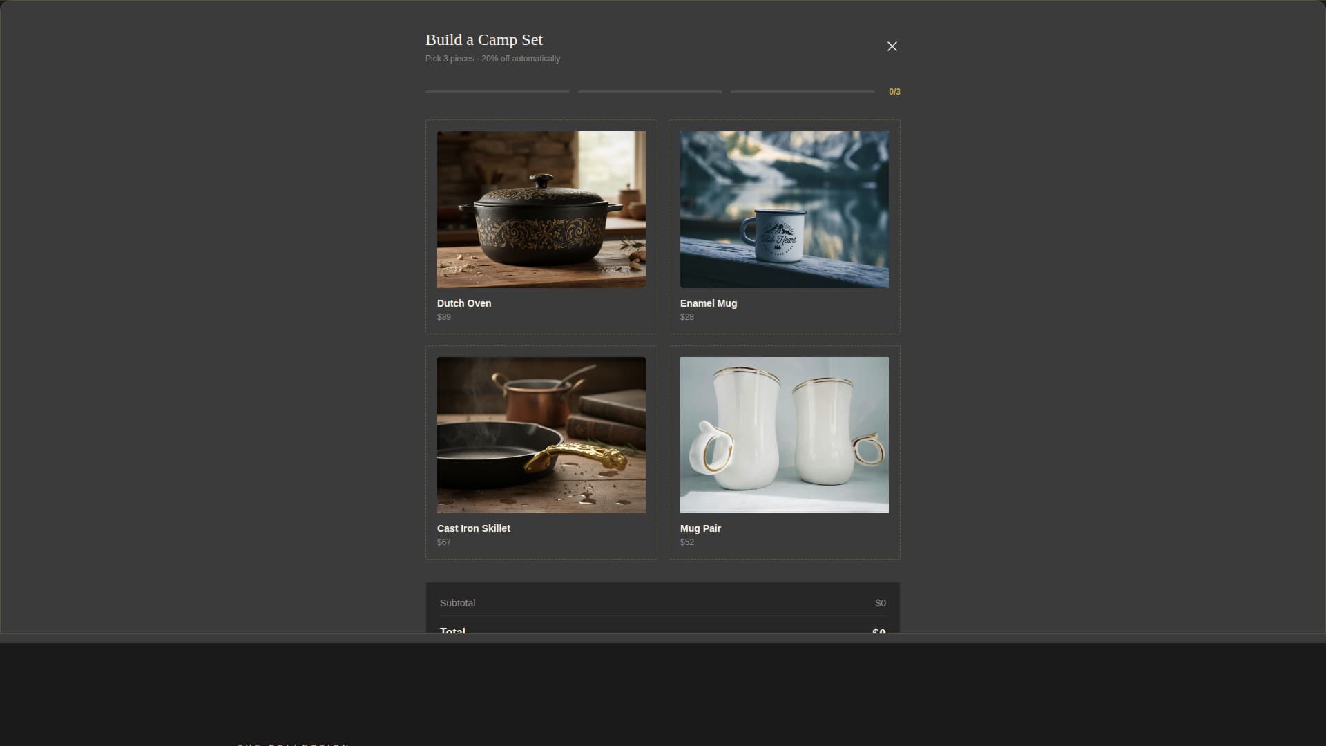 Basecamp - Bold Cookware Landing Page Template
