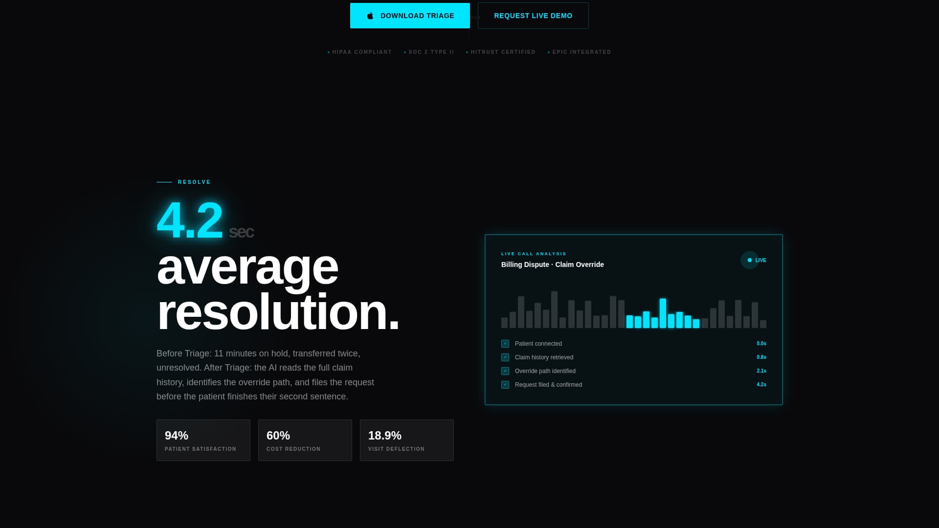 AI for Healthcare Specialist Professional Website Template
