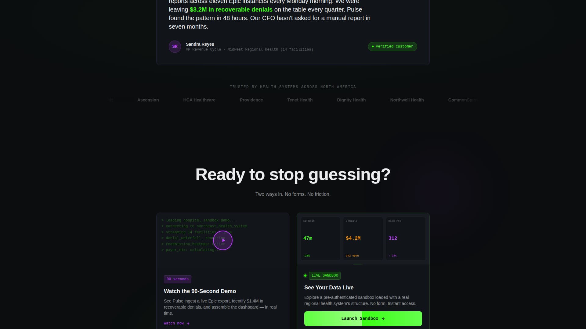 Healthcare Software & SaaS Cost Calculator Website Template