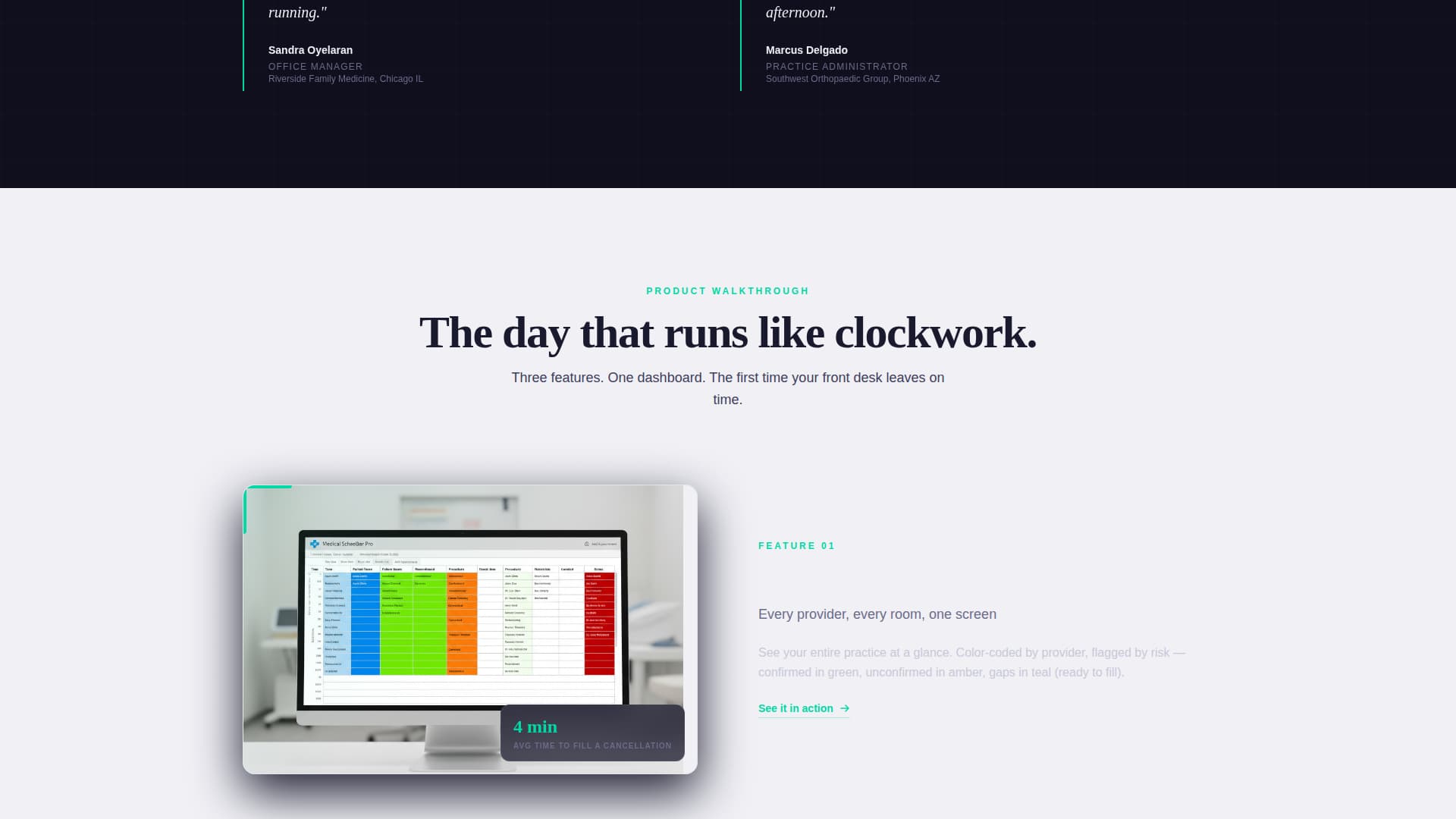 Vital — Health CRM Landing Page Template