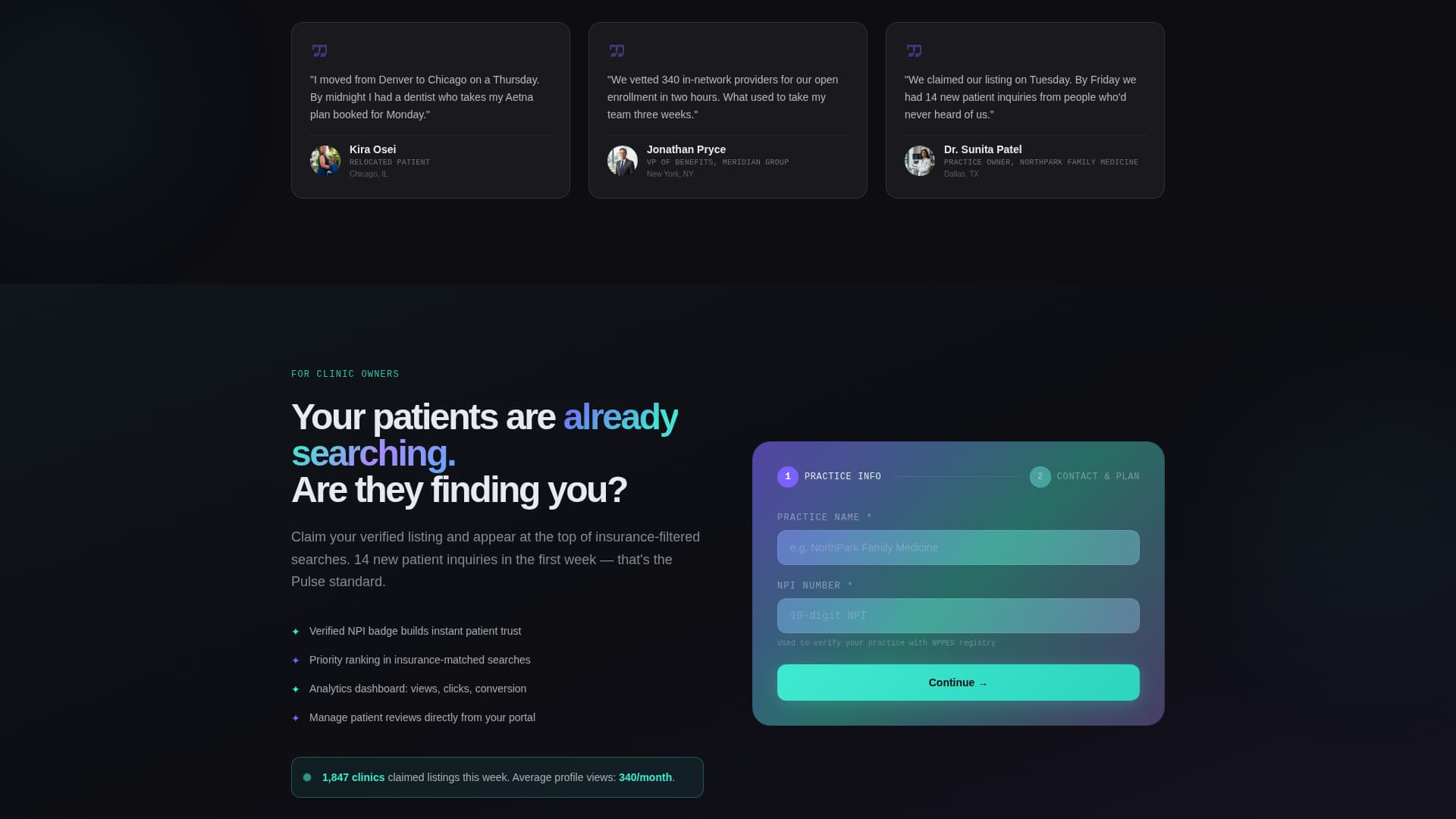 Healthcare Digital Presence Specialist Reviews Website Template