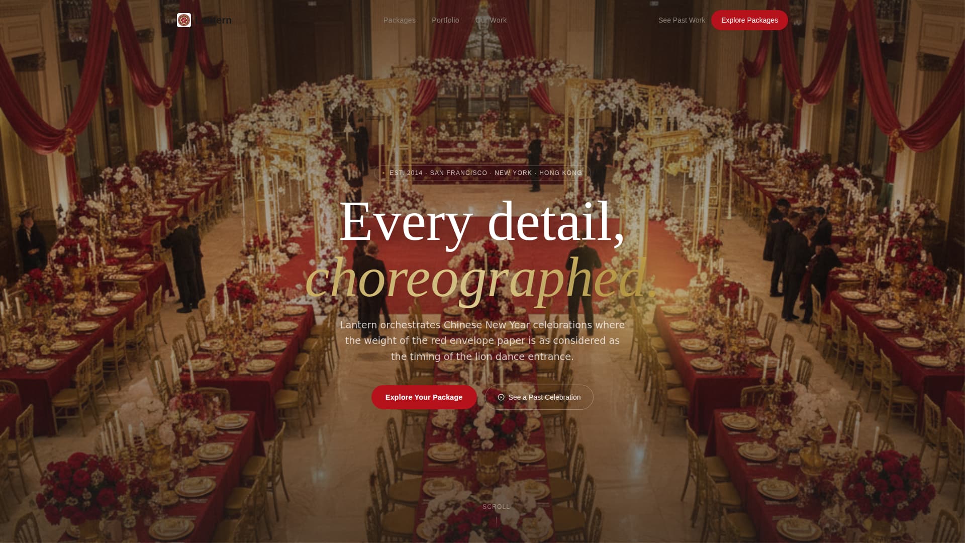 Lantern - Exquisite Celebration Landing Page Template