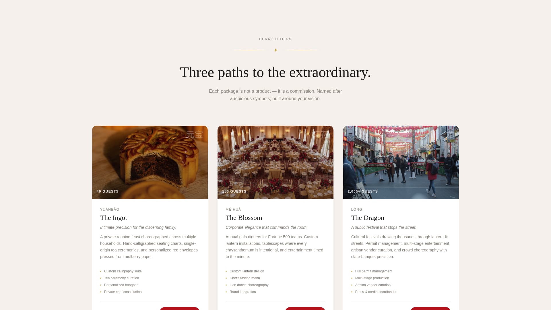 Lantern - Exquisite Celebration Landing Page Template