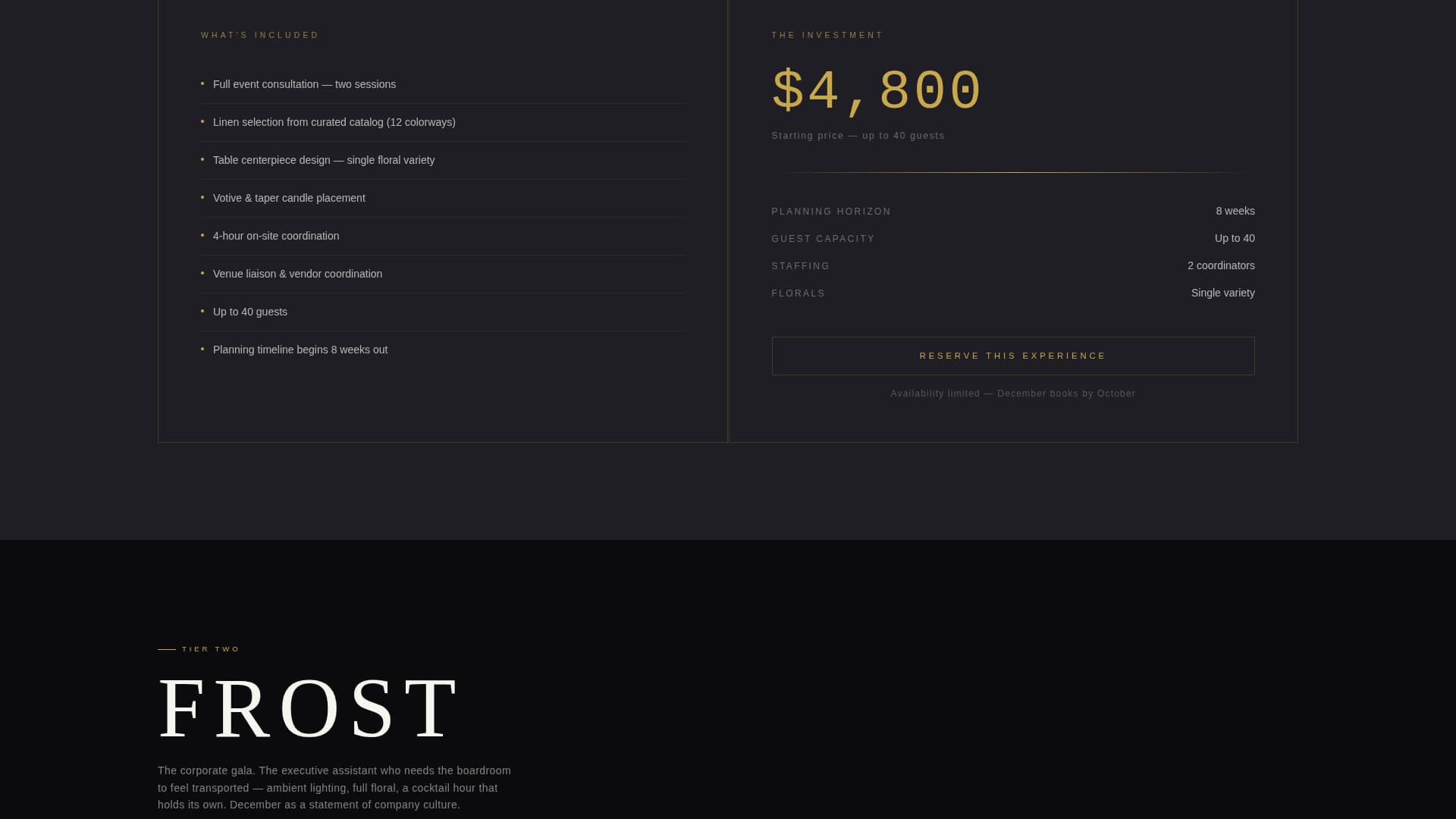 Tidings - Luxe Christmas Landing Page Template