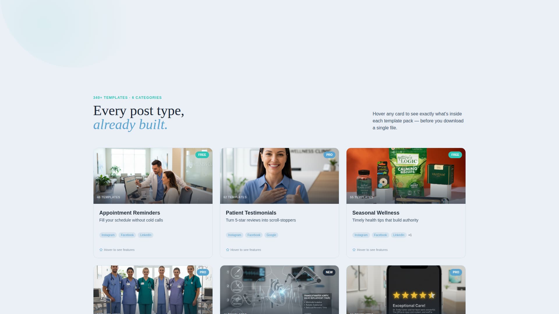 Healthcare Digital Presence Advanced Booking Website Template