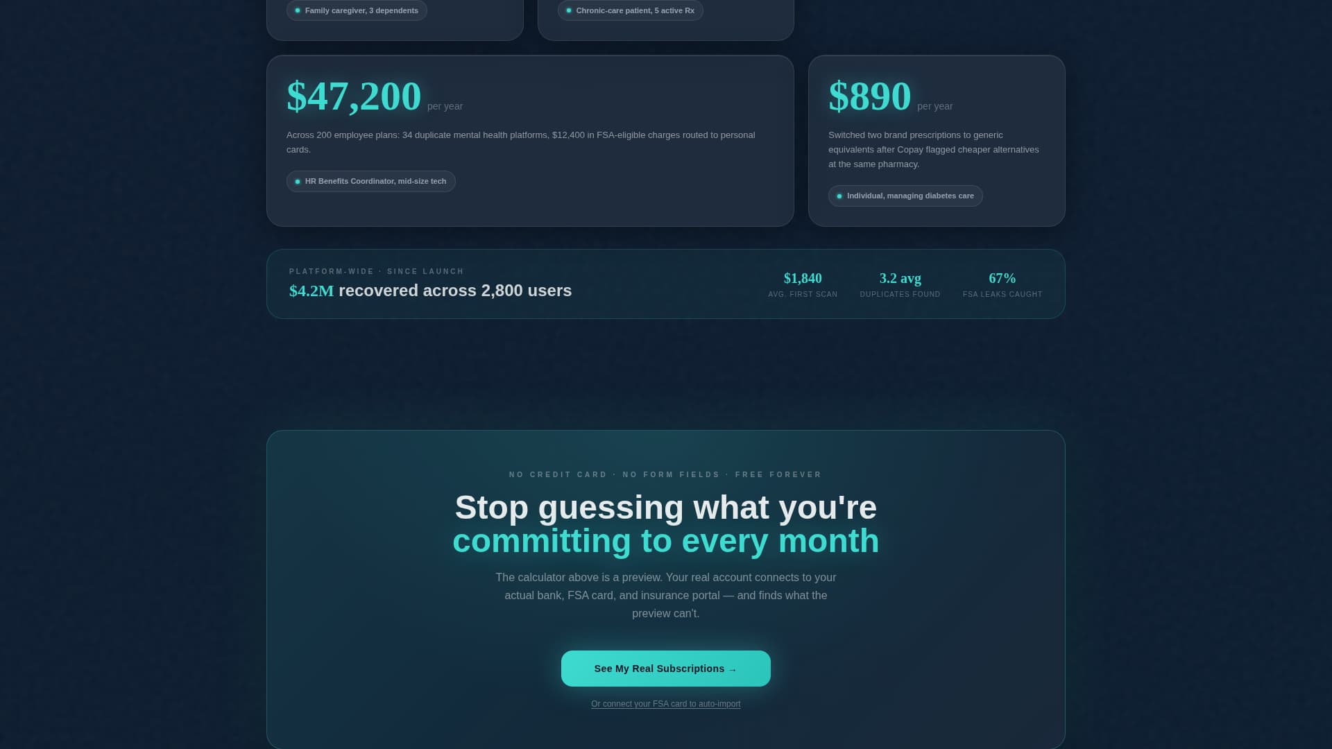 Healthcare Software Complete Cost Calculator Website Template