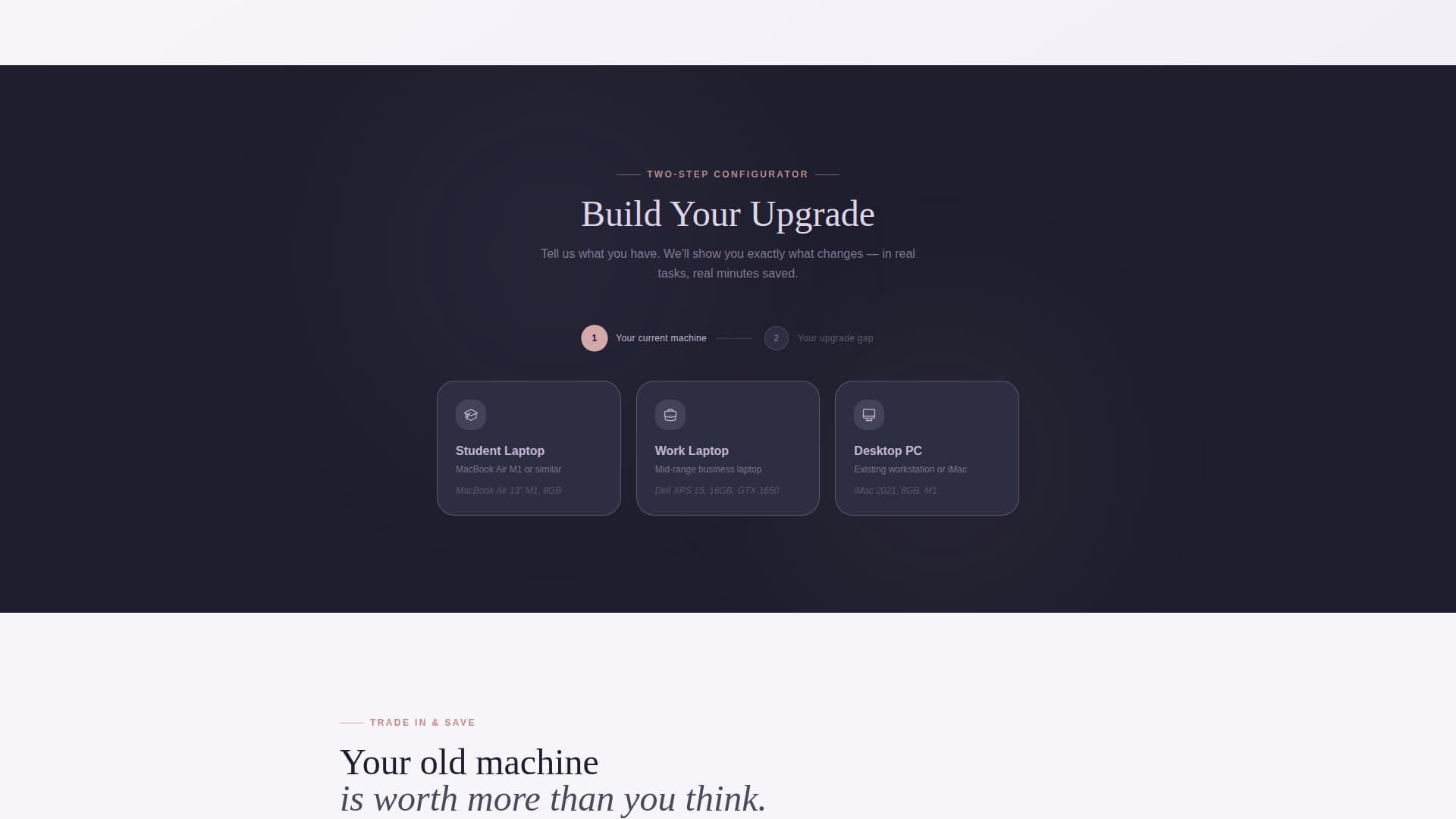 Rig - Luxe Computer Landing Page Template