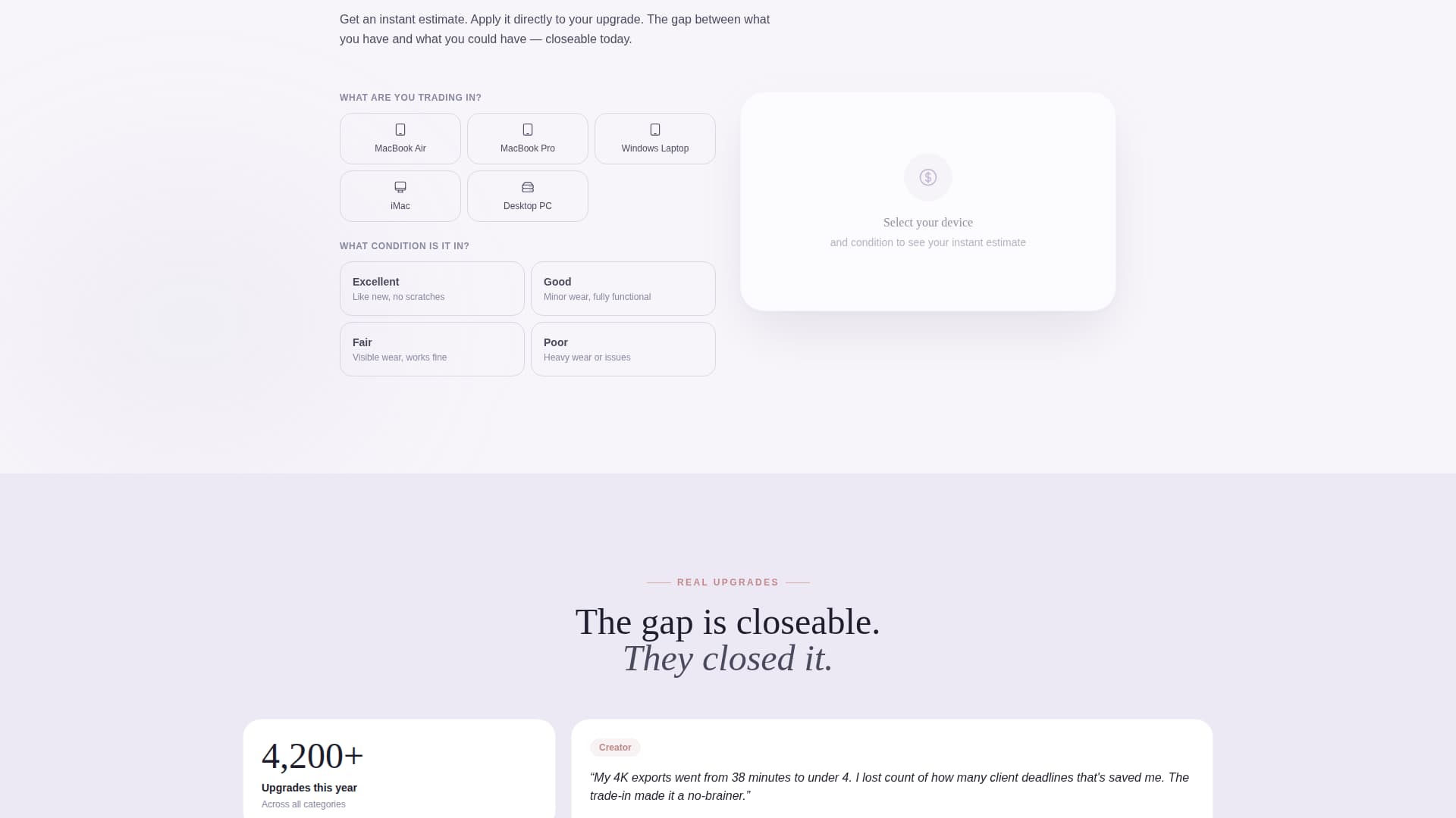 Rig - Luxe Computer Landing Page Template