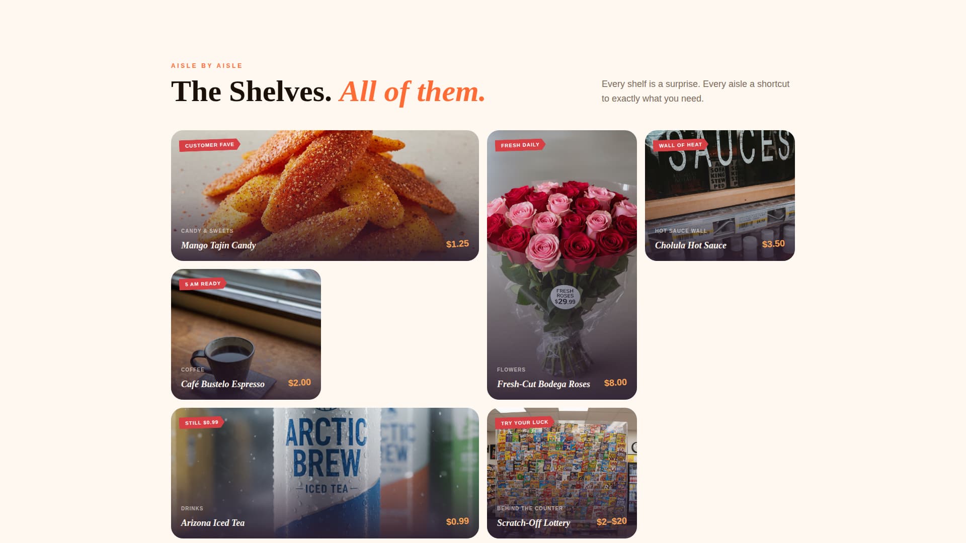 Bodega - Vibrant Convenience Landing Page Template