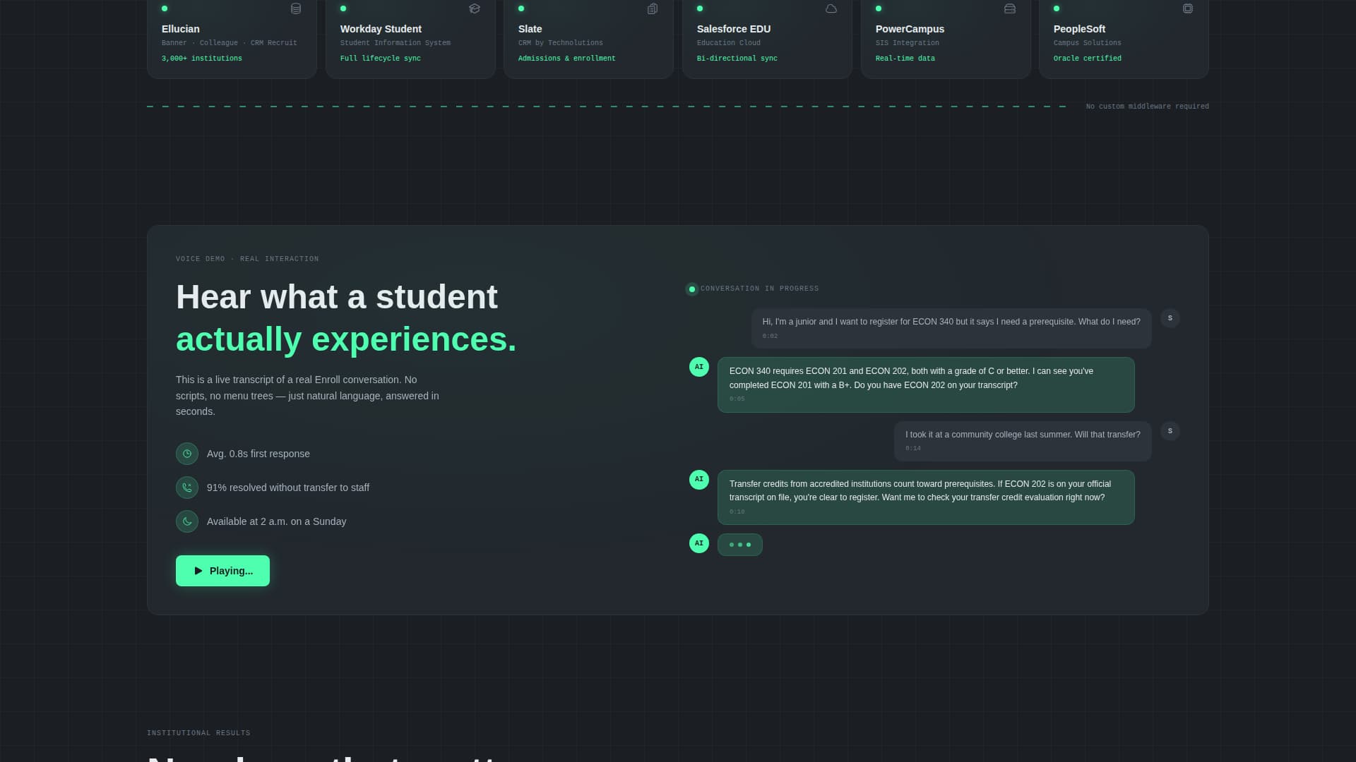 AI for Higher Education Complete Education Website Template