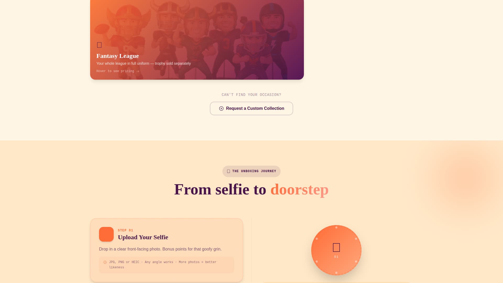 Bobble - Playful Customfigurine Landing Page Template