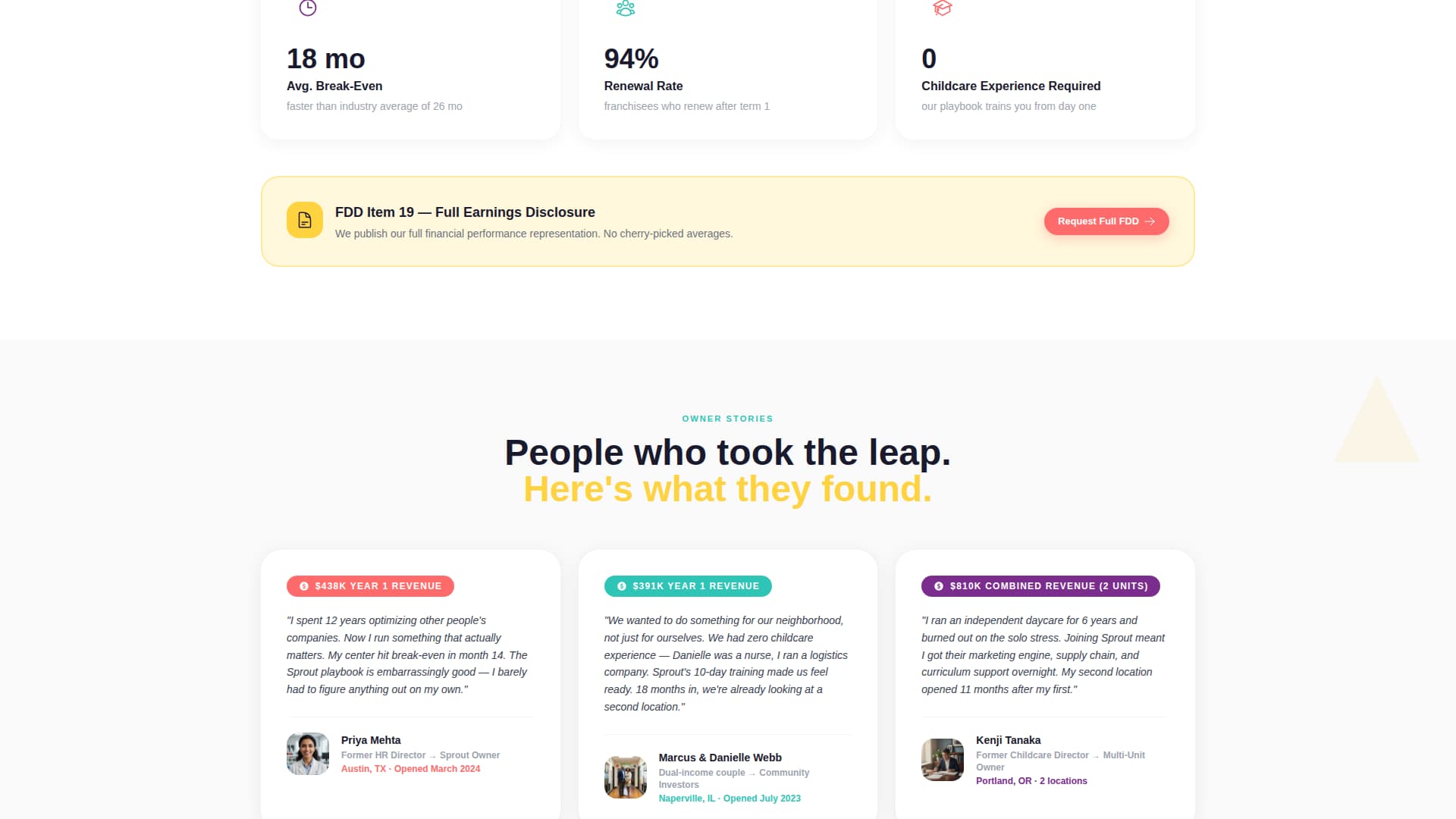 Sprout - Vibrant Childcare Landing Page Template