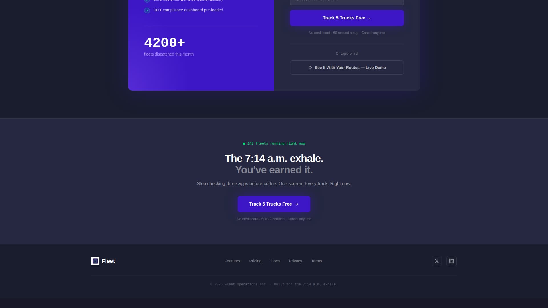 Fleet - Powerful Home Services Landing Page Template