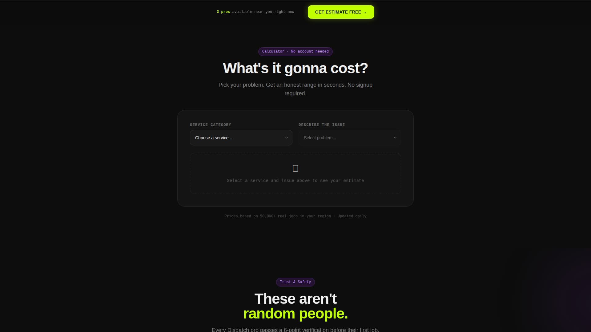Swift — Home Service Landing Page Template