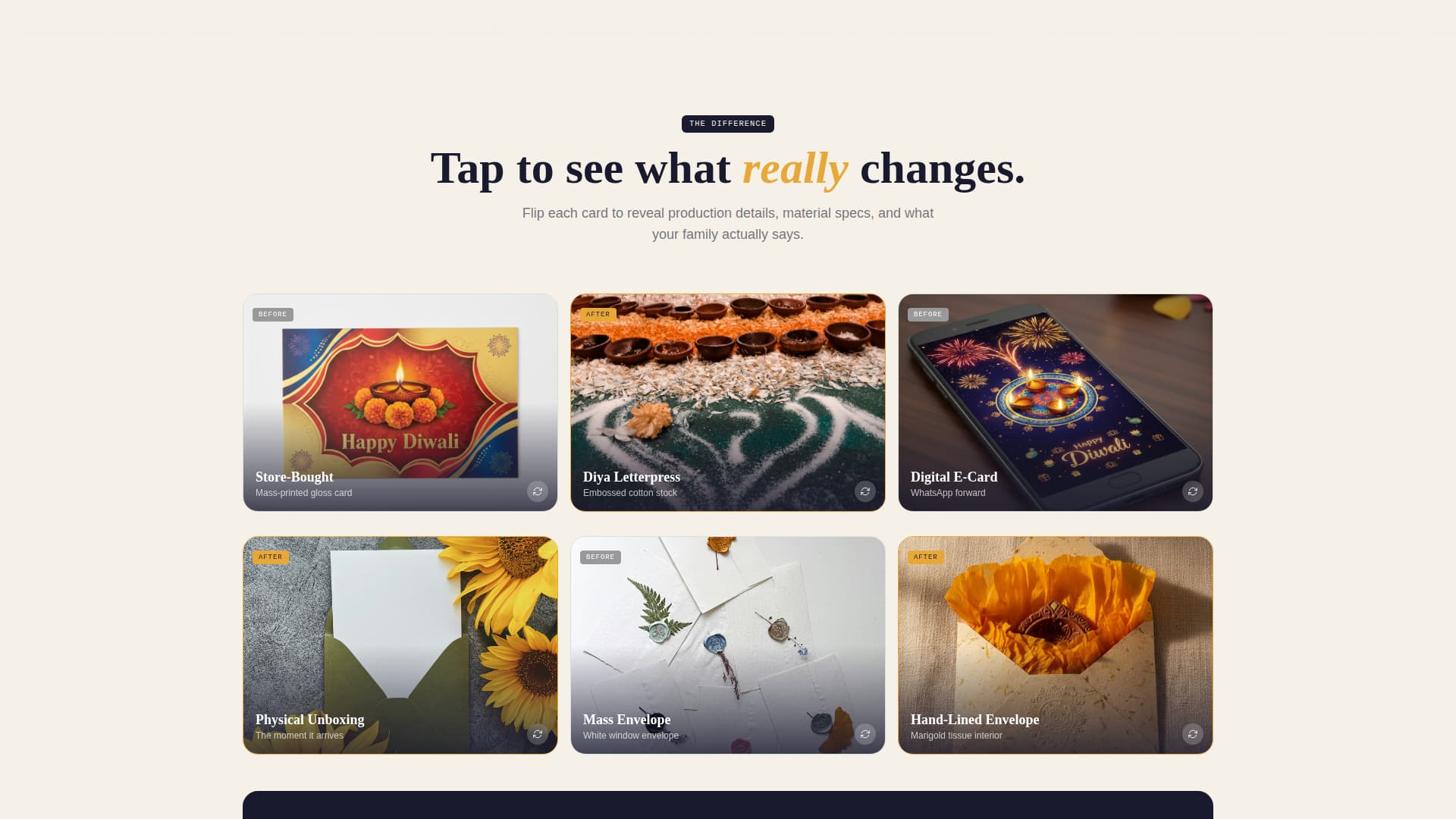 Diya - Festive Stationery Landing Page Template