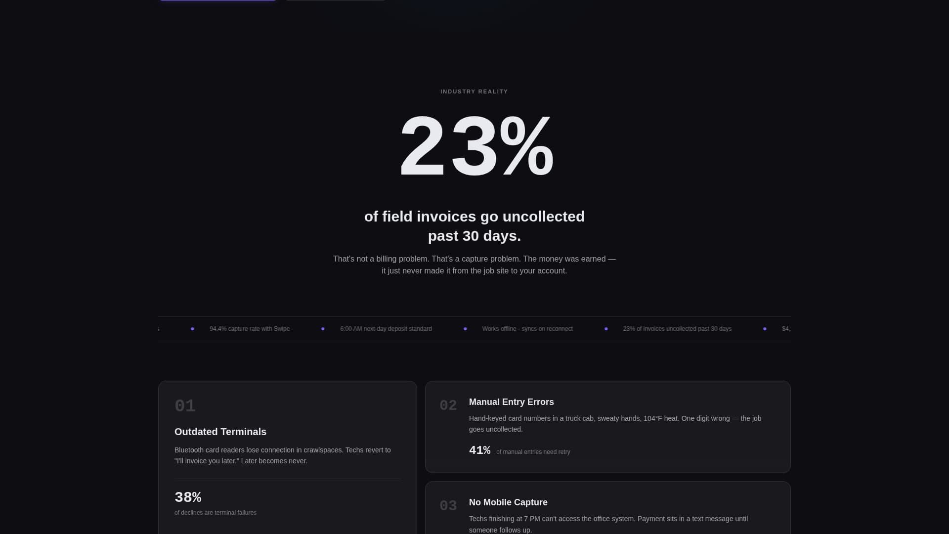 Swipe - Powerful Payment Landing Page Template