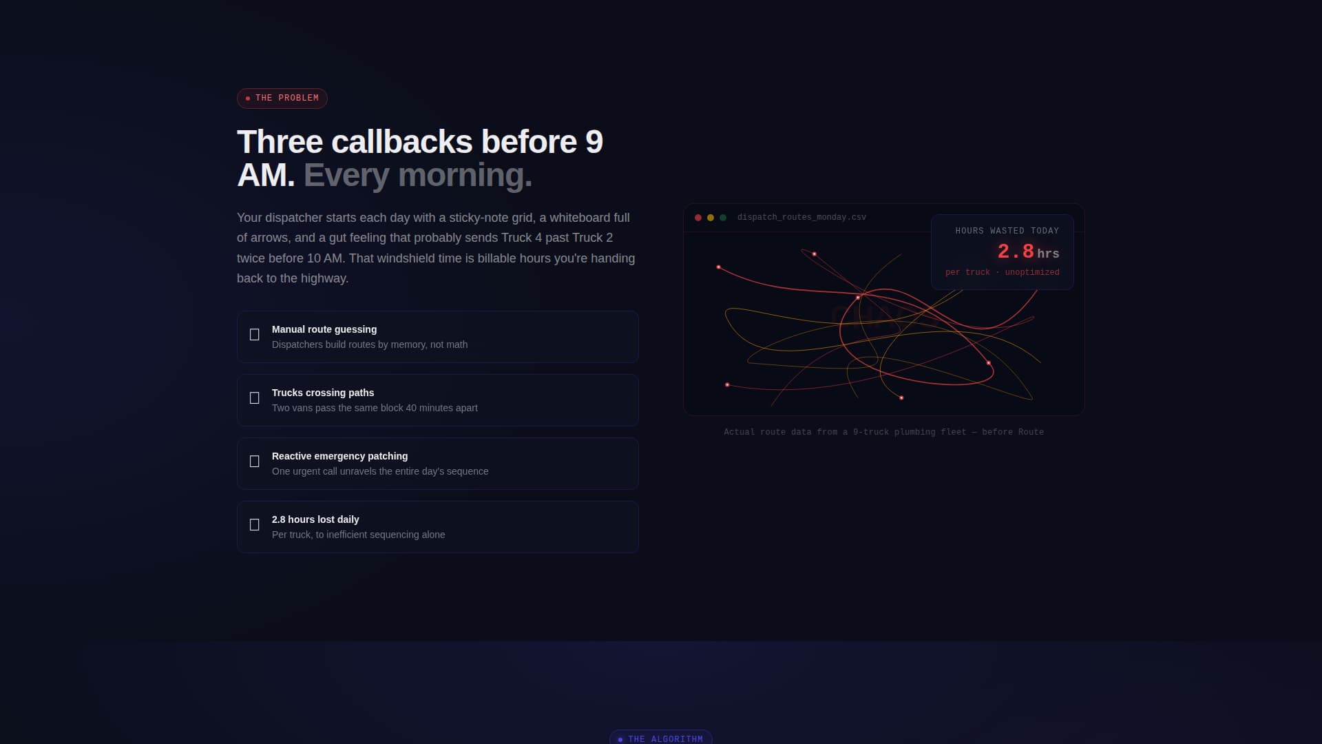 Route - Powerful Dispatch Landing Page Template