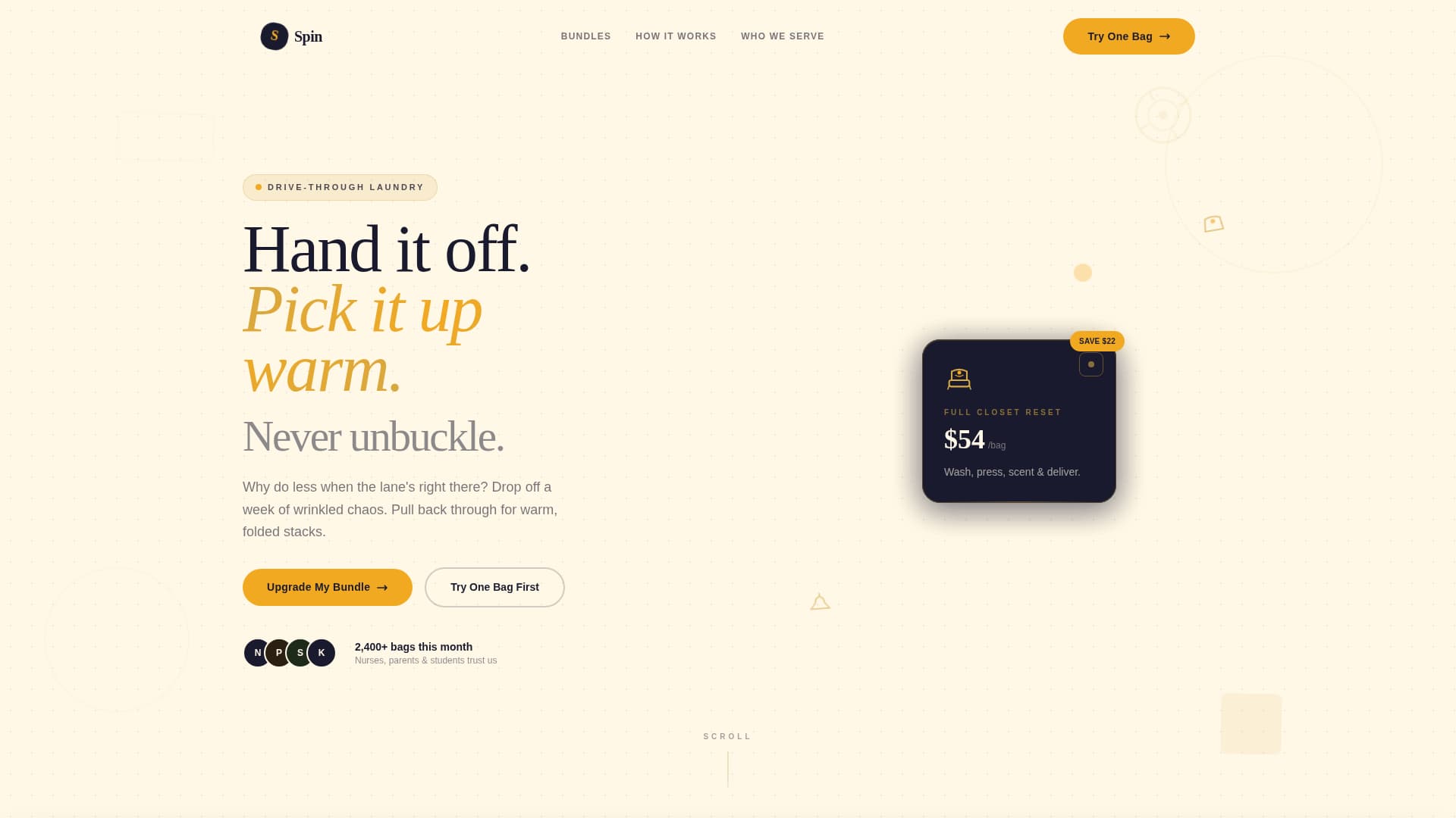 Drive-Through Business Booking Website Template
