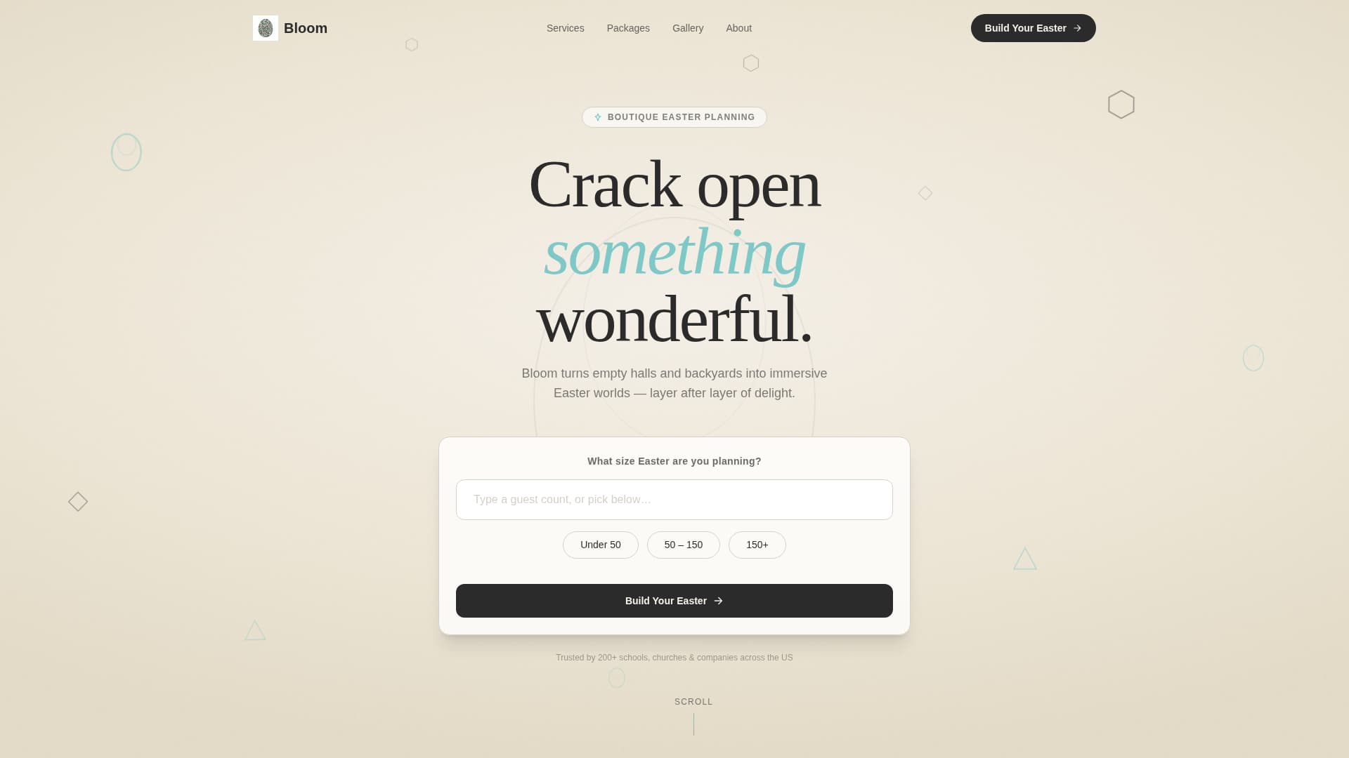 Easter Business Pricing Website Template