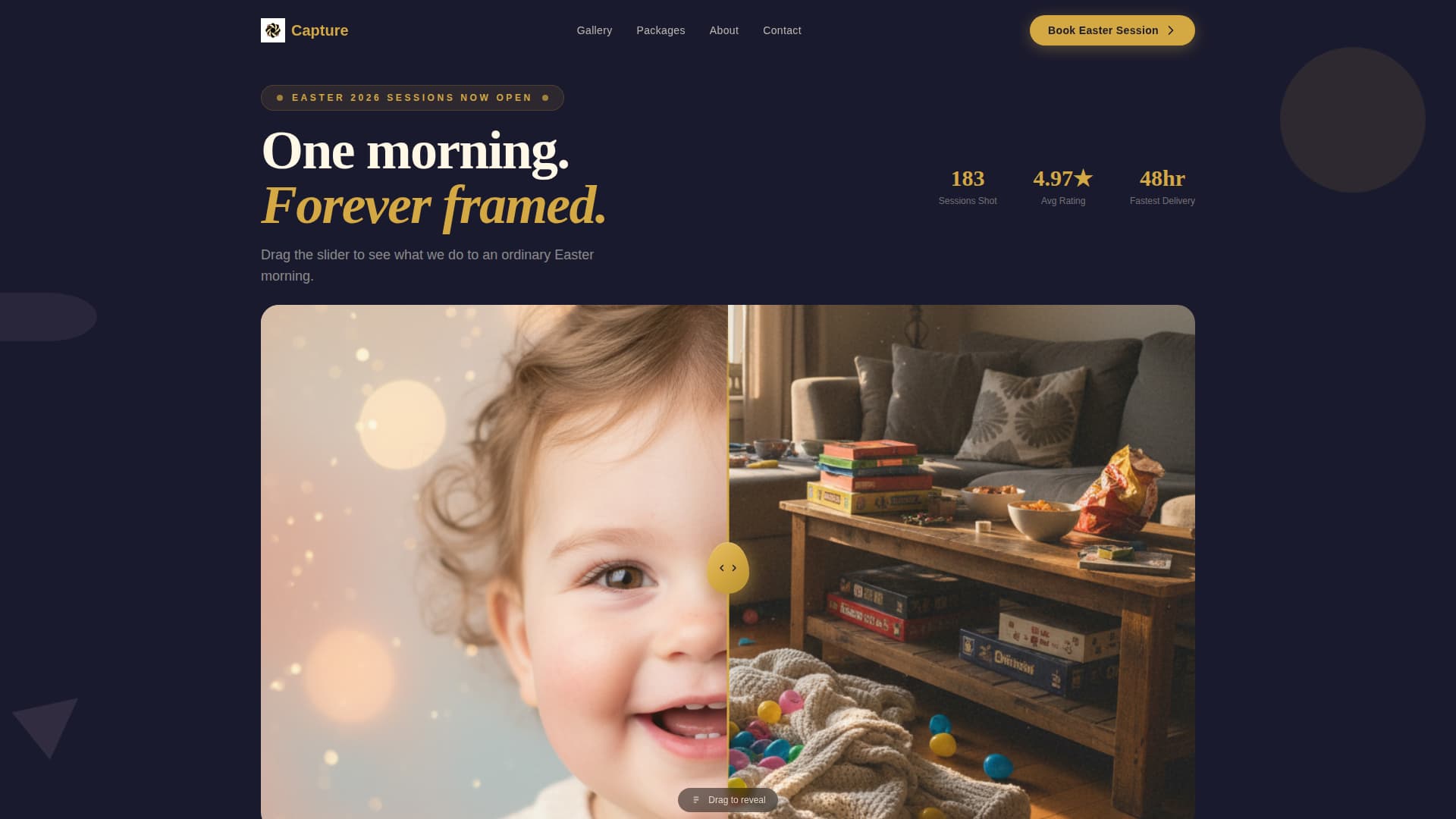 Easter Business Booking Website Template