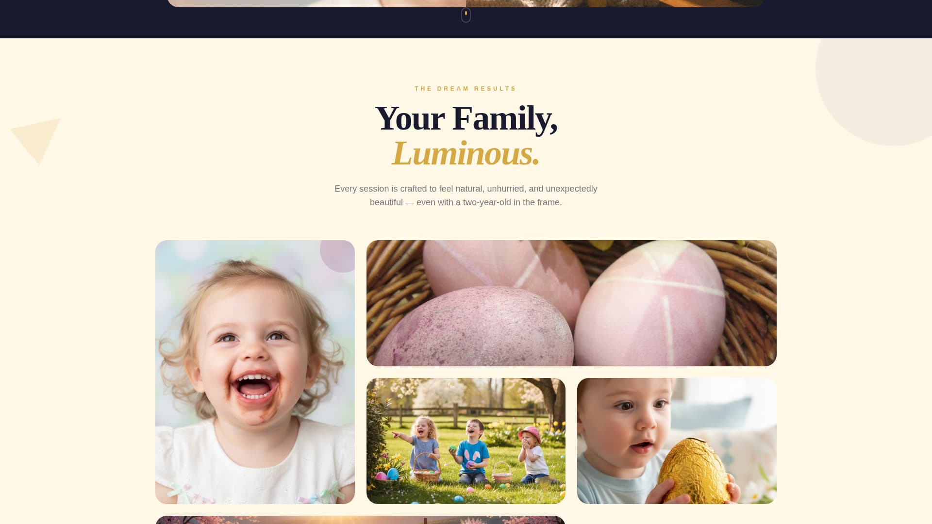 Easter Business Booking Website Template