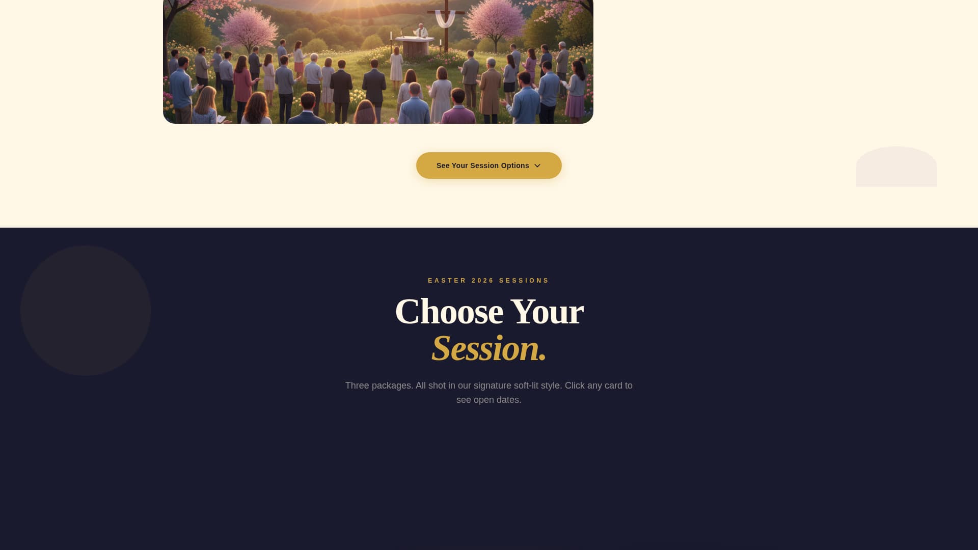 Easter Business Booking Website Template