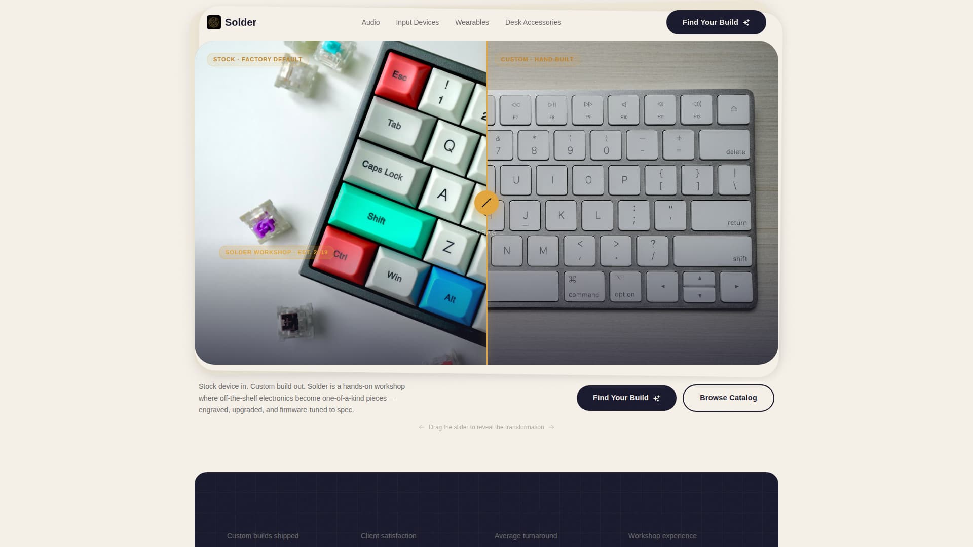 Electronics E-Commerce Portfolio Website Template