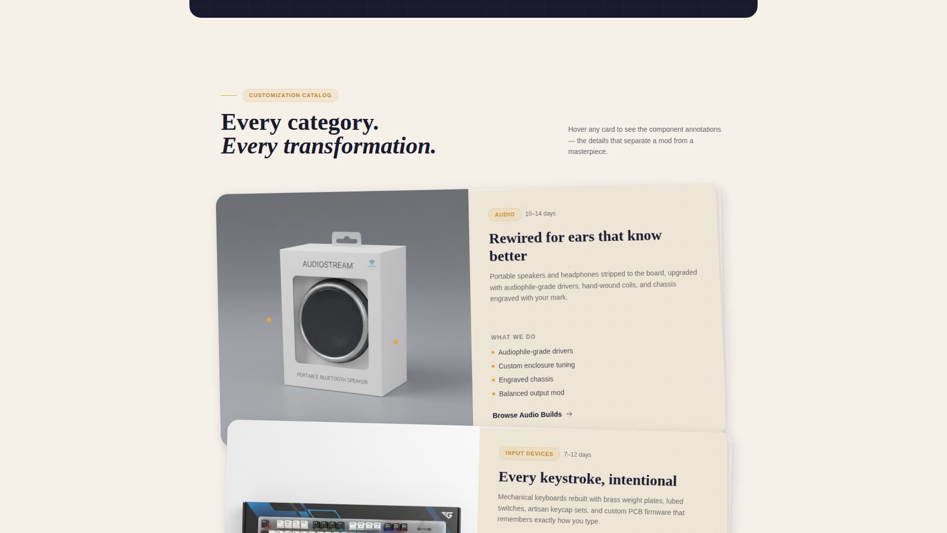 Electronics E-Commerce Portfolio Website Template