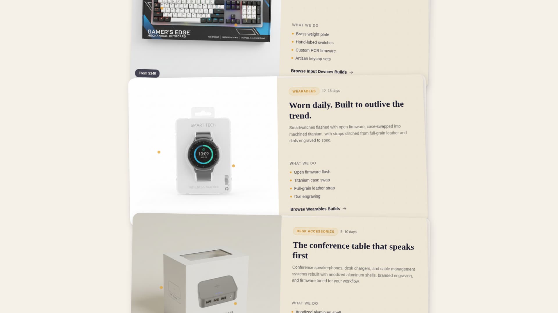 Electronics E-Commerce Portfolio Website Template