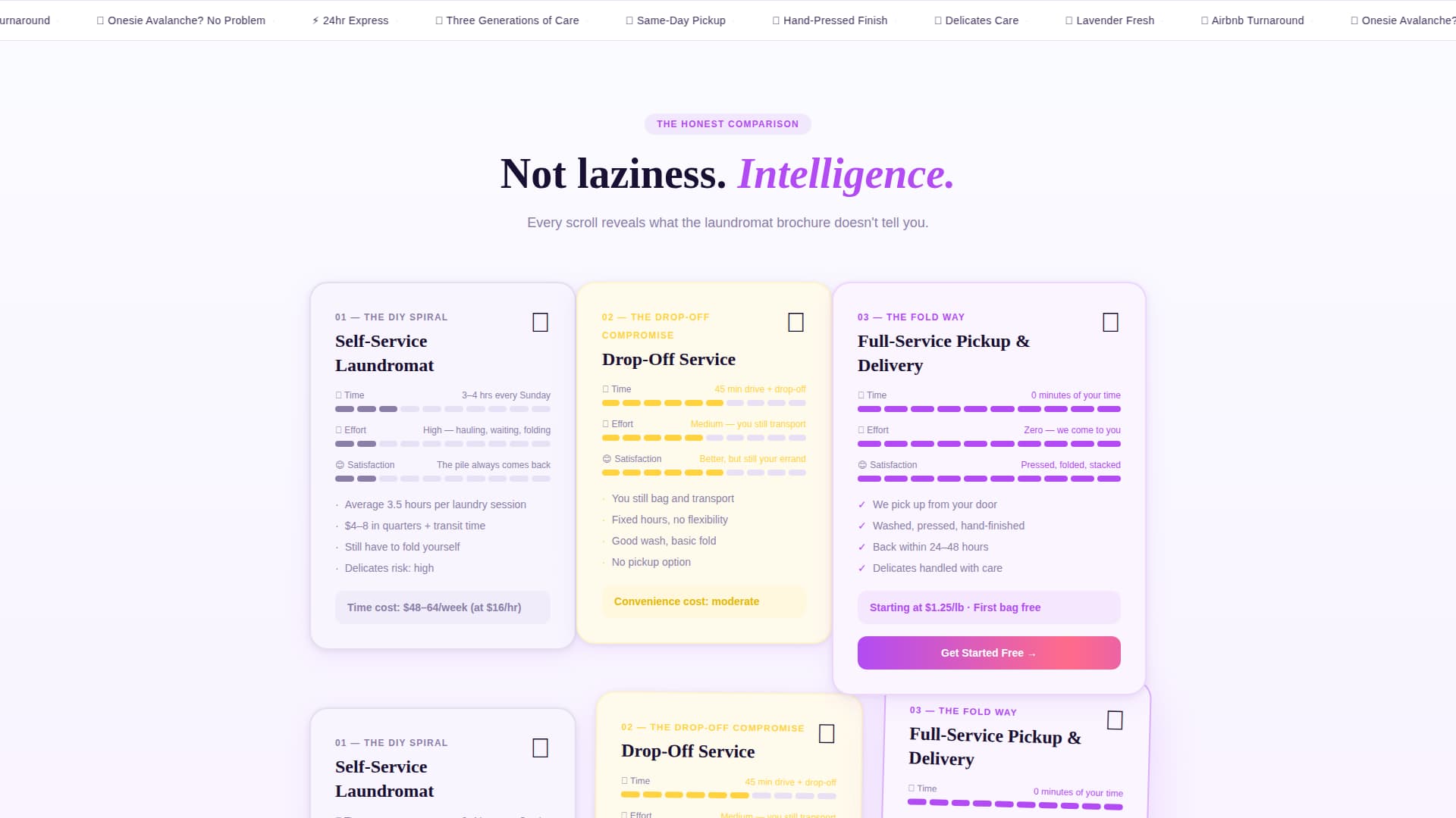 Dryer — Effortless Laundry Service Landing Page Template