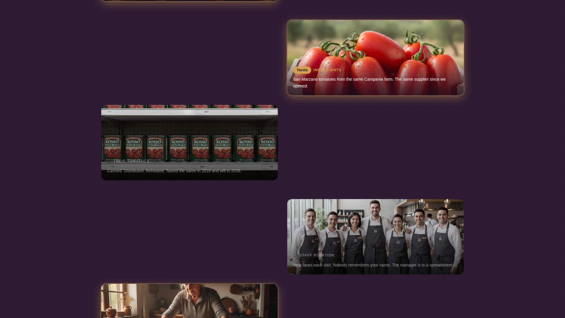Tavola - Heartwarming Restaurant Landing Page Template