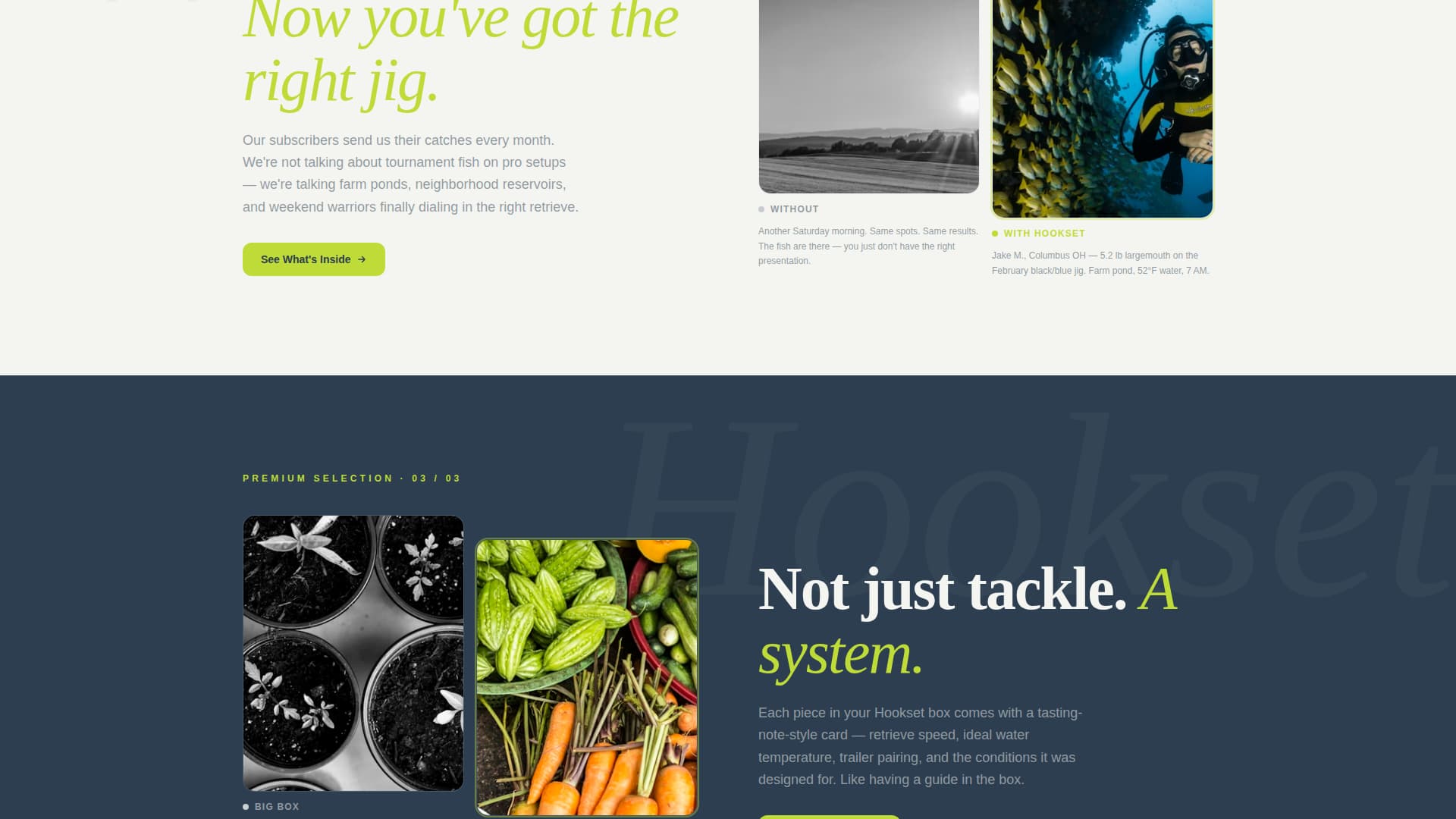 Fishing Lures & Tackle Store Professional Website Template