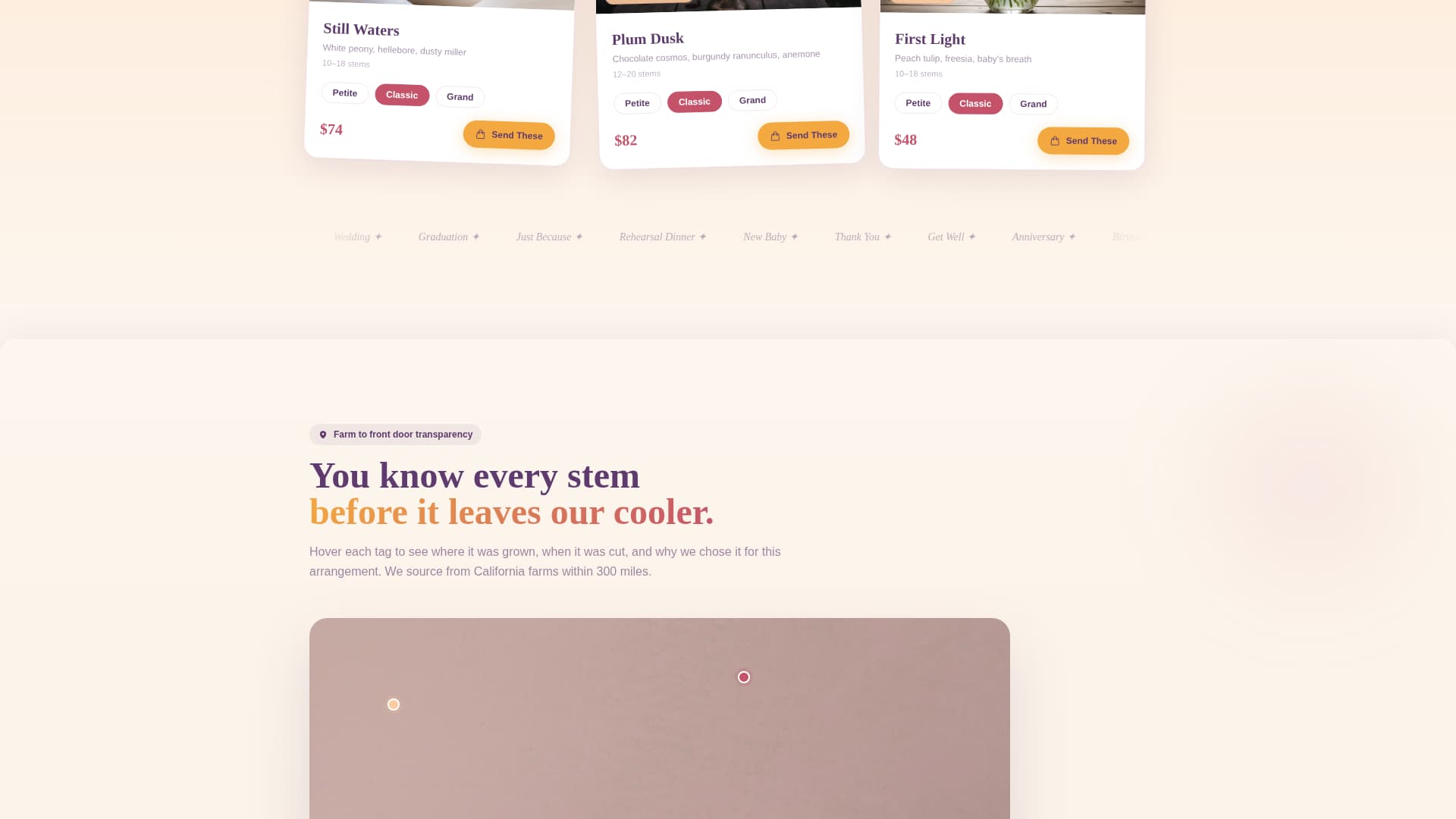 Bloom - Fresh Florals Landing Page Template