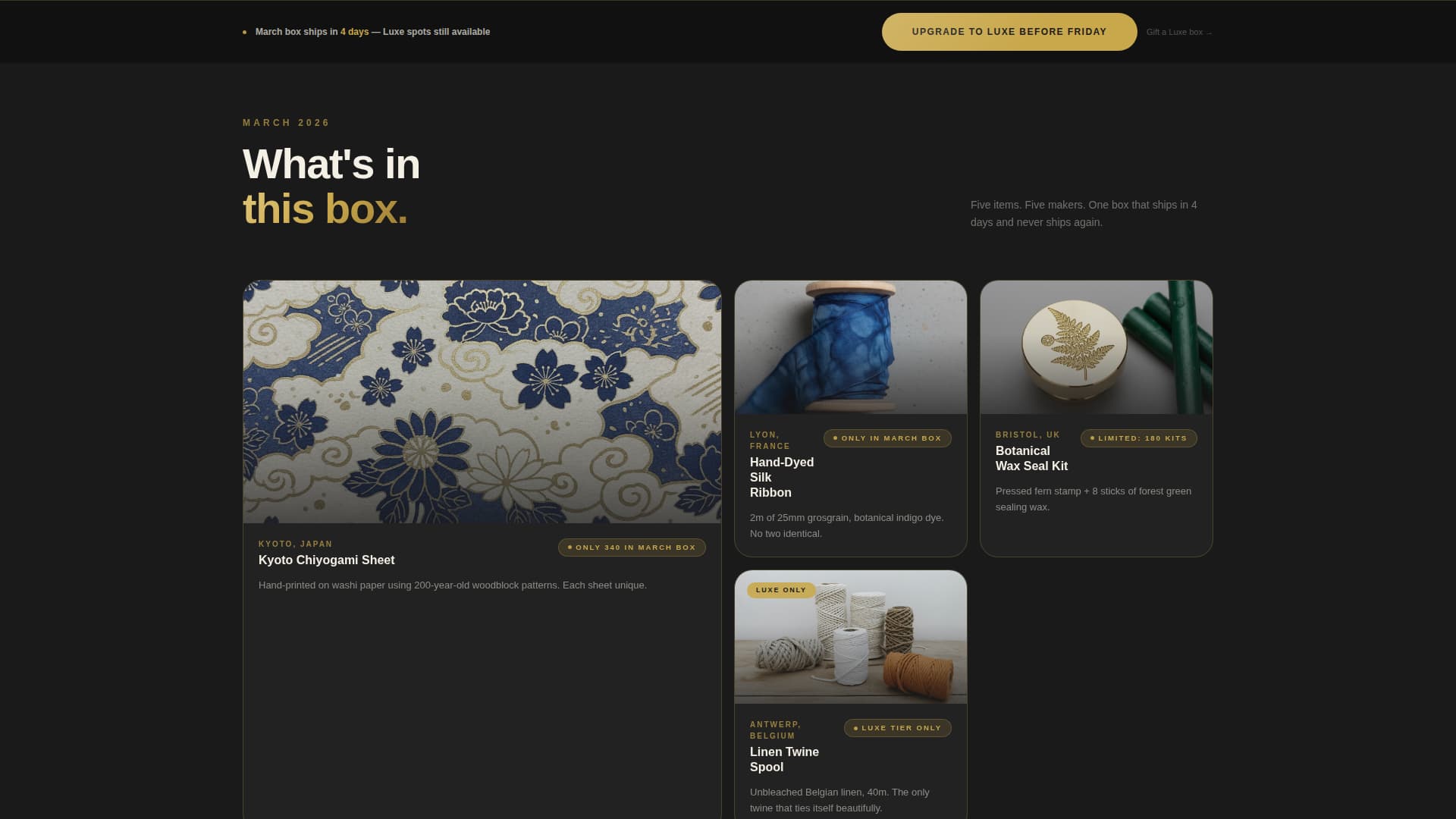 Wrap — Elegant Gift Presentation Landing Page Template