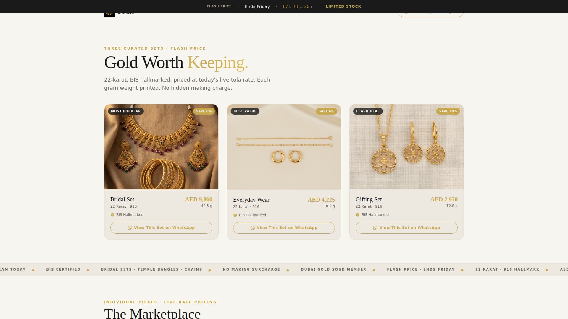 Middle Eastern Specialty Retail Booking Website Template