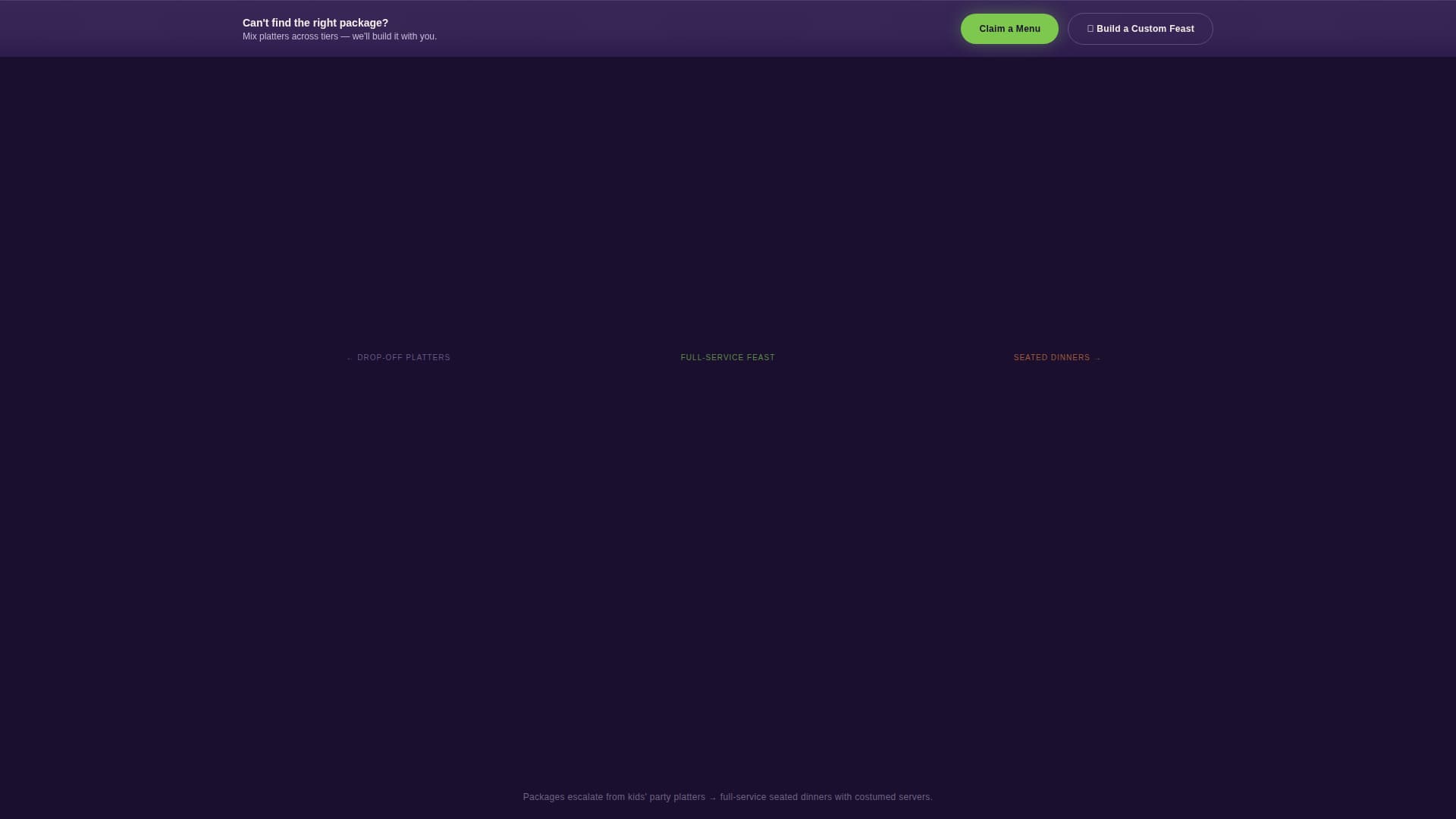 Halloween Business Pricing Website Template