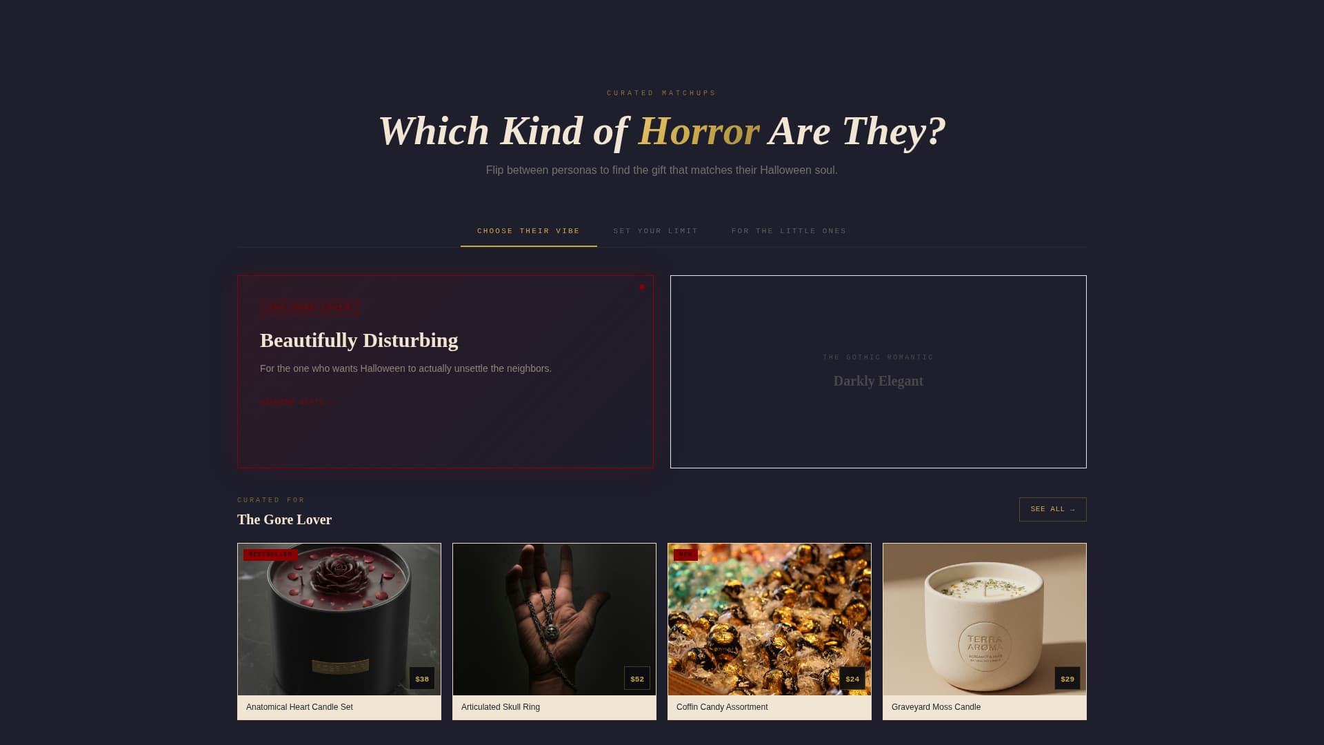 Haunt — Immersive Seasonal Attraction Landing Page Template