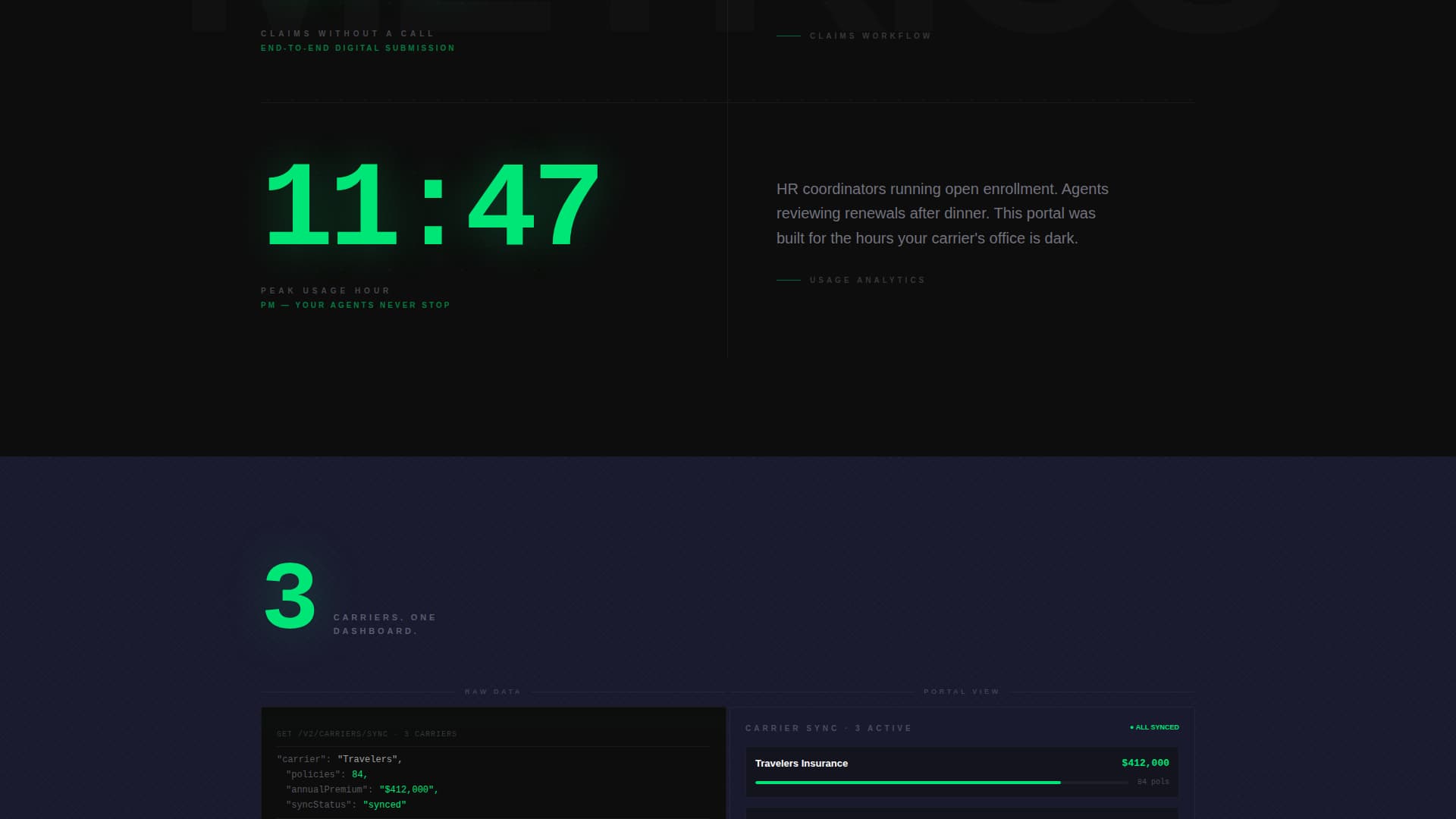 Secure — Powerful Insurance Platform Landing Page Template
