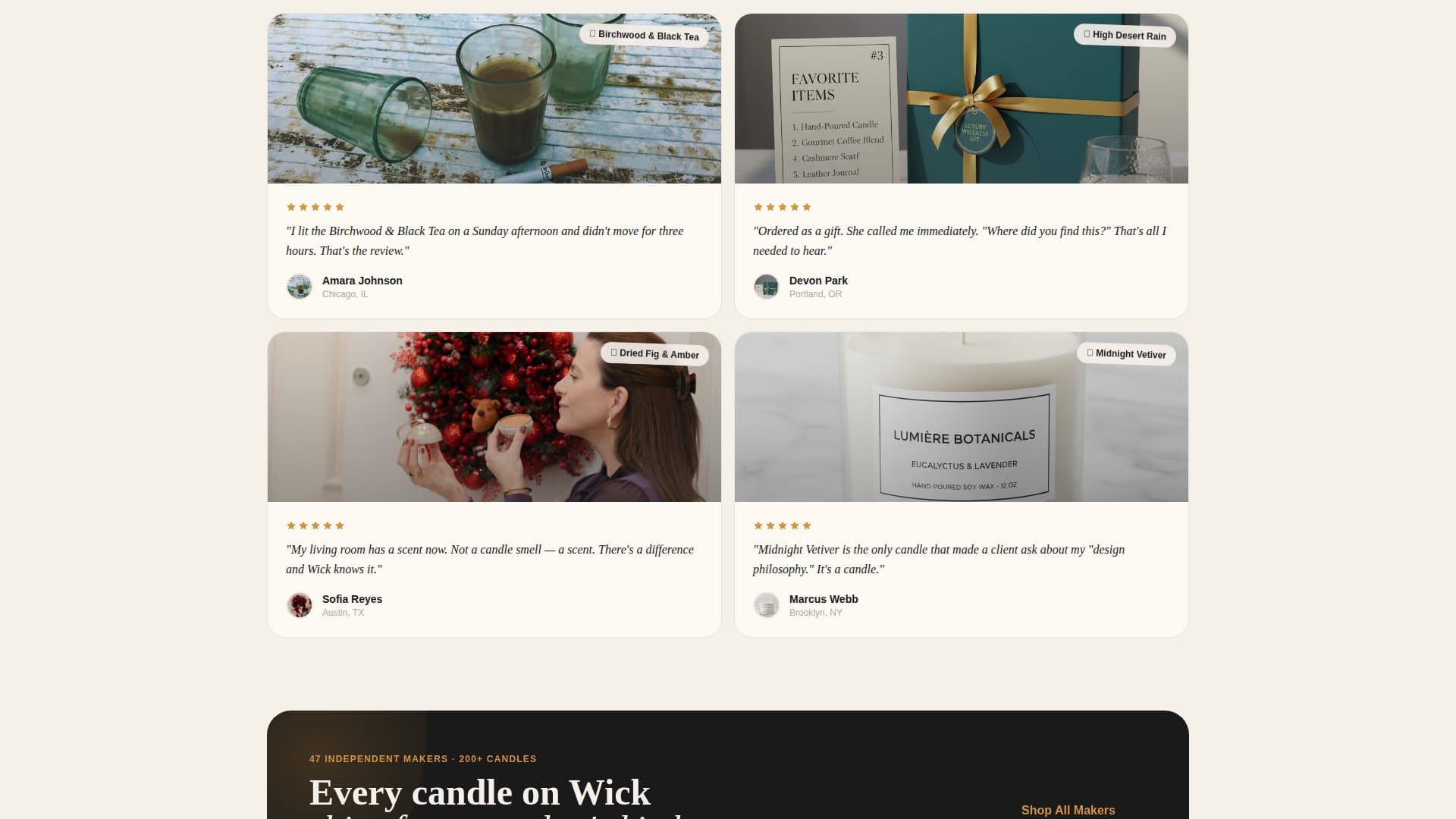 Niche & Artisan Products Pricing Website Template