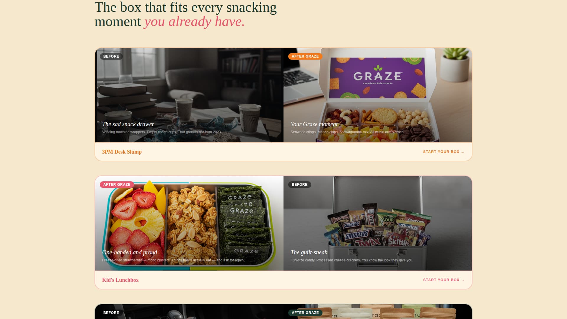 Subscription Box Pricing Website Template