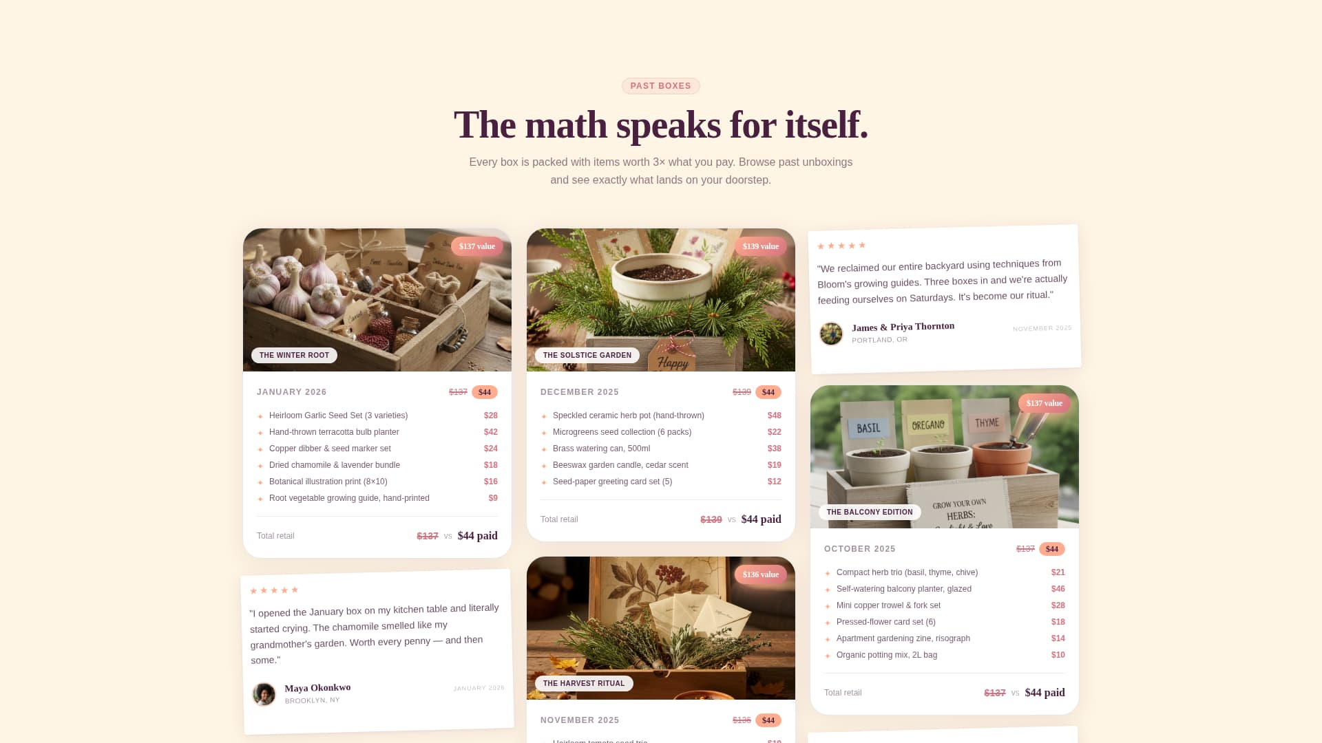 Bloom - Irresistible Garden Landing Page Template