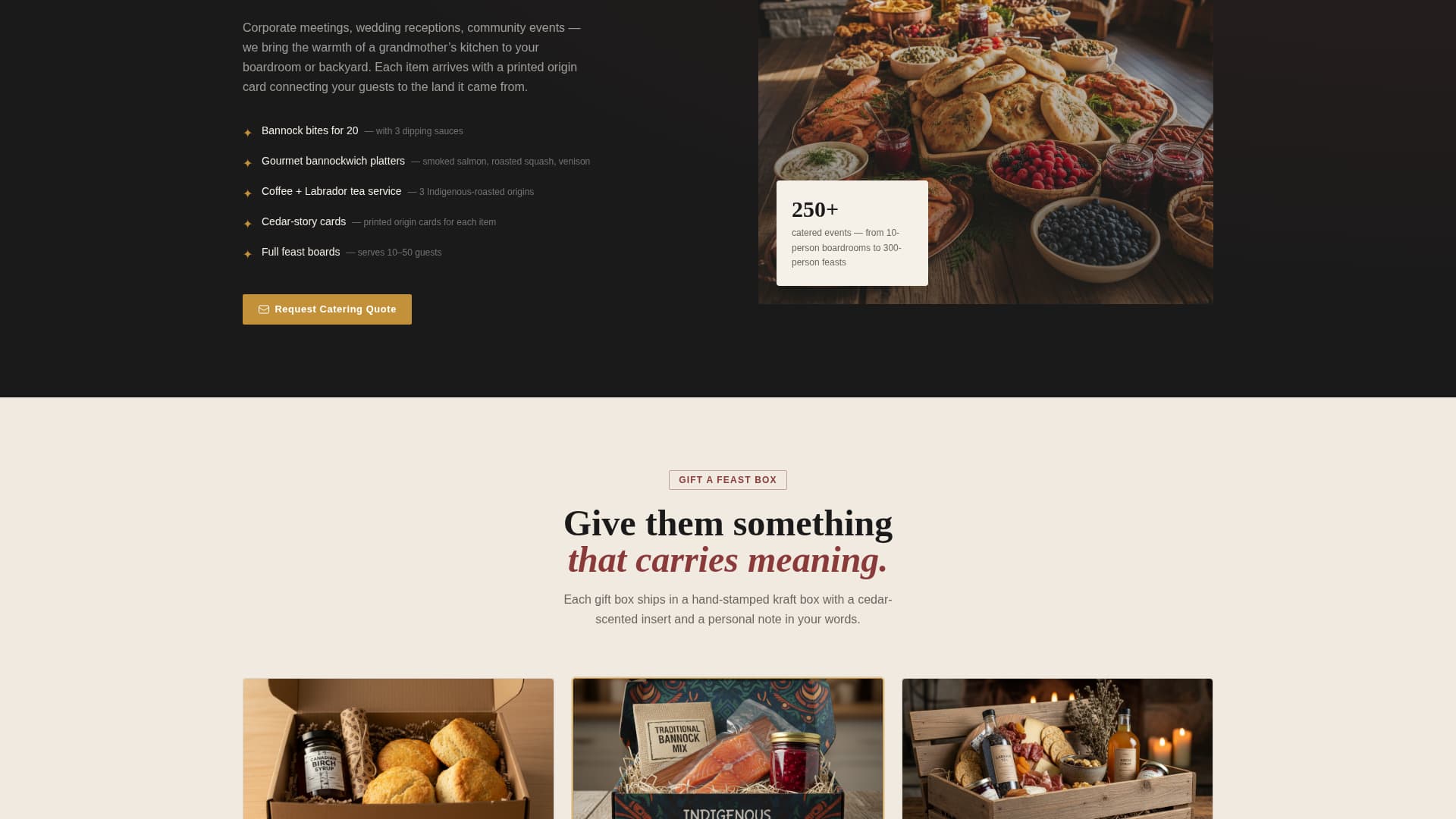 Bannock - Artisan Bakery Landing Page Template