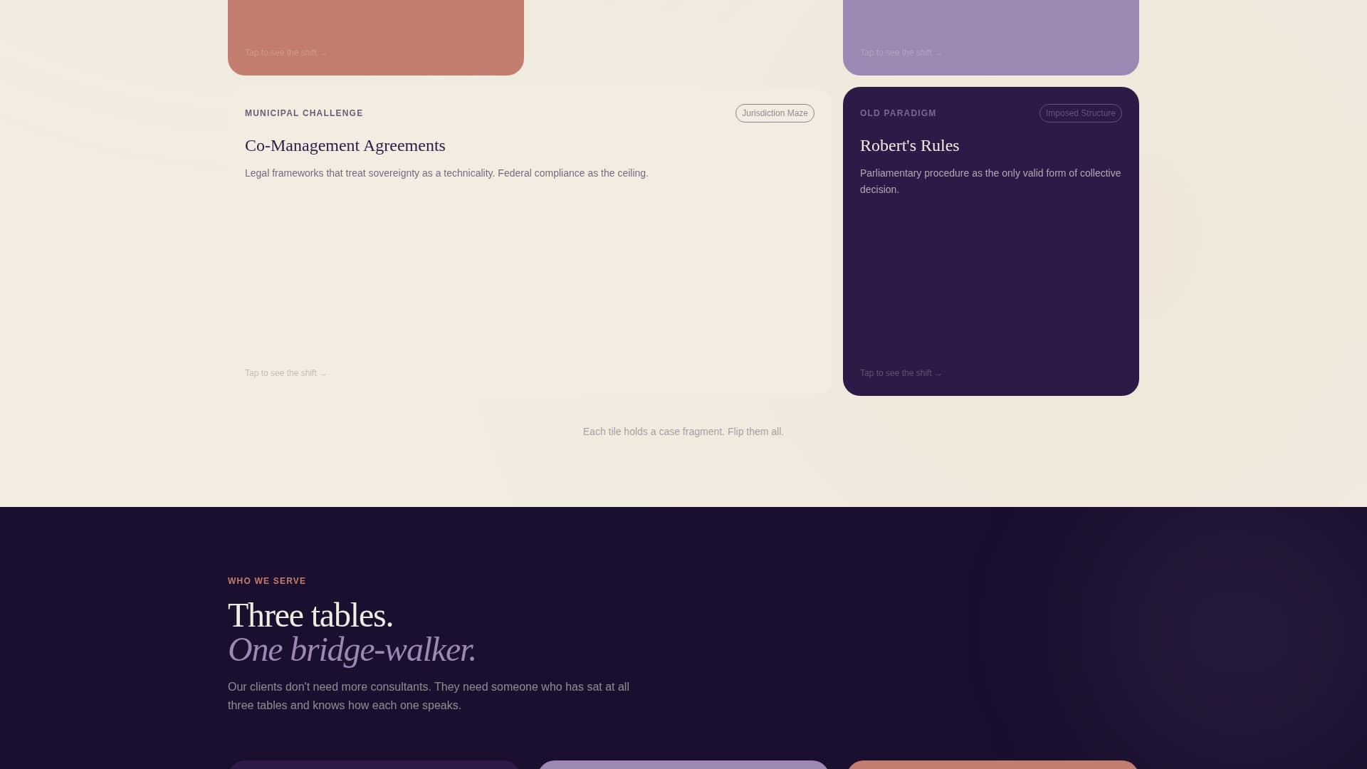 Sovereign - Transformative Governance Landing Page Template