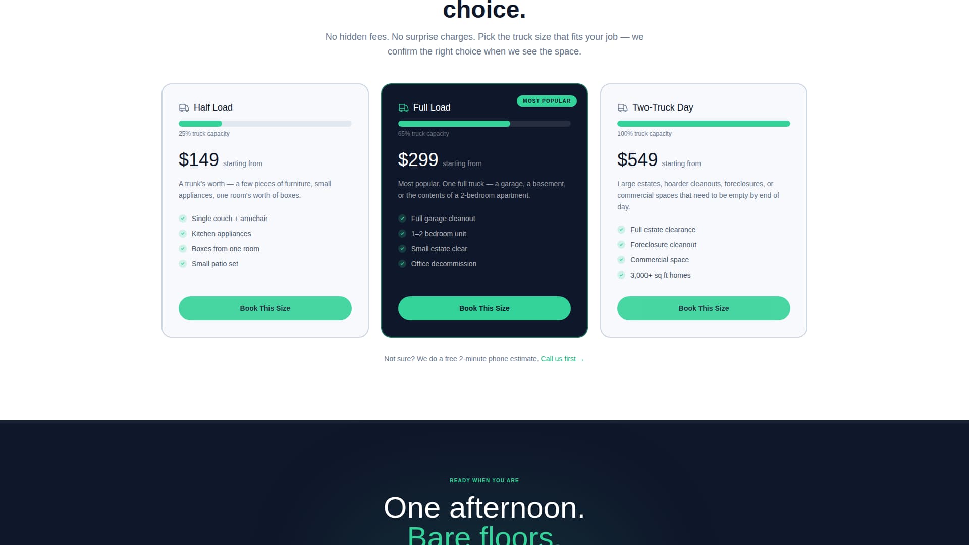 Franchise Business Booking Website Template
