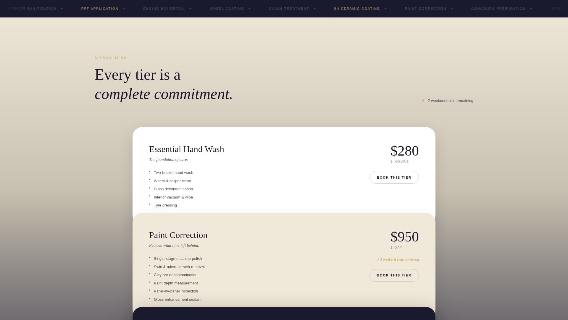 Gleam - Exclusive Detailing Landing Page Template