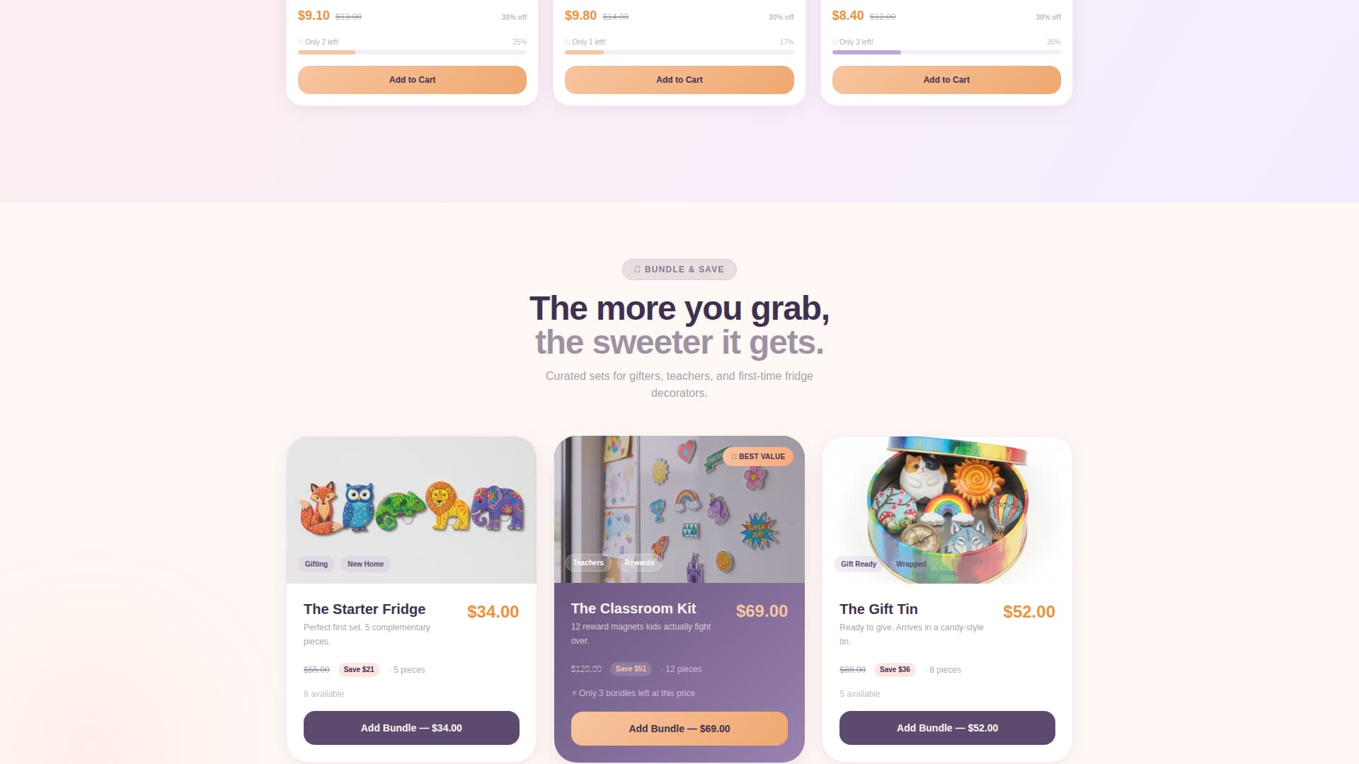 Stick - Vibrant Magnet Landing Page Template