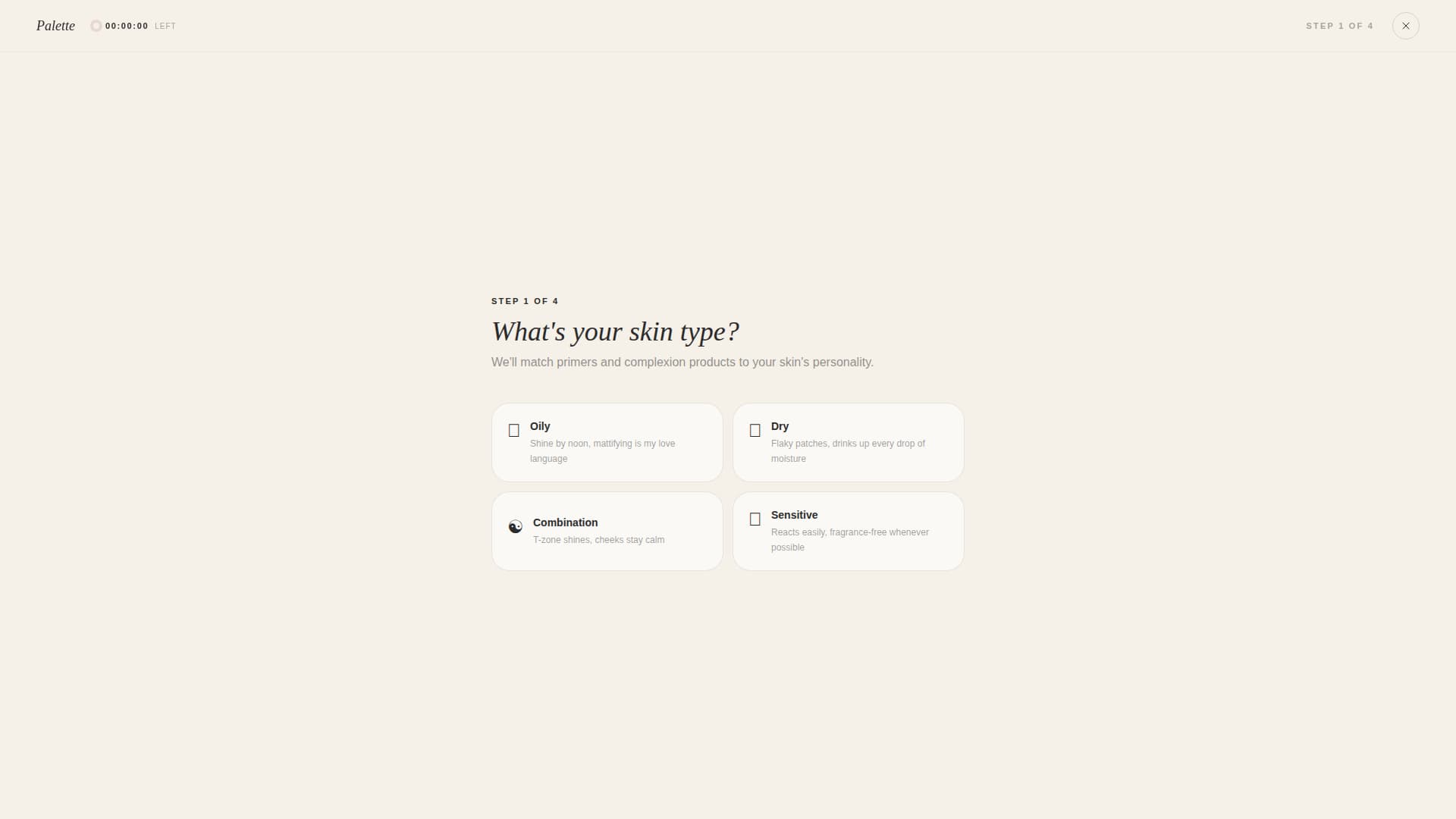 Palette - Luxurious Beauty Landing Page Template