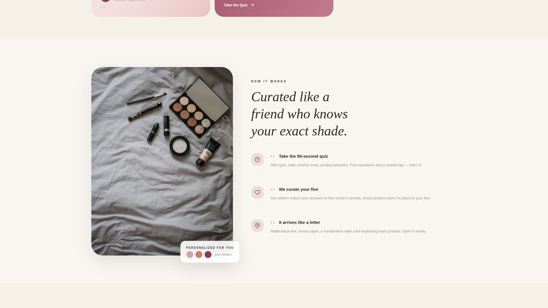 Palette - Luxurious Beauty Landing Page Template