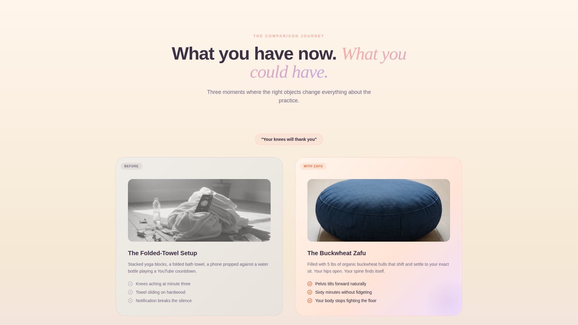 Zafu - Serene Meditation Landing Page Template